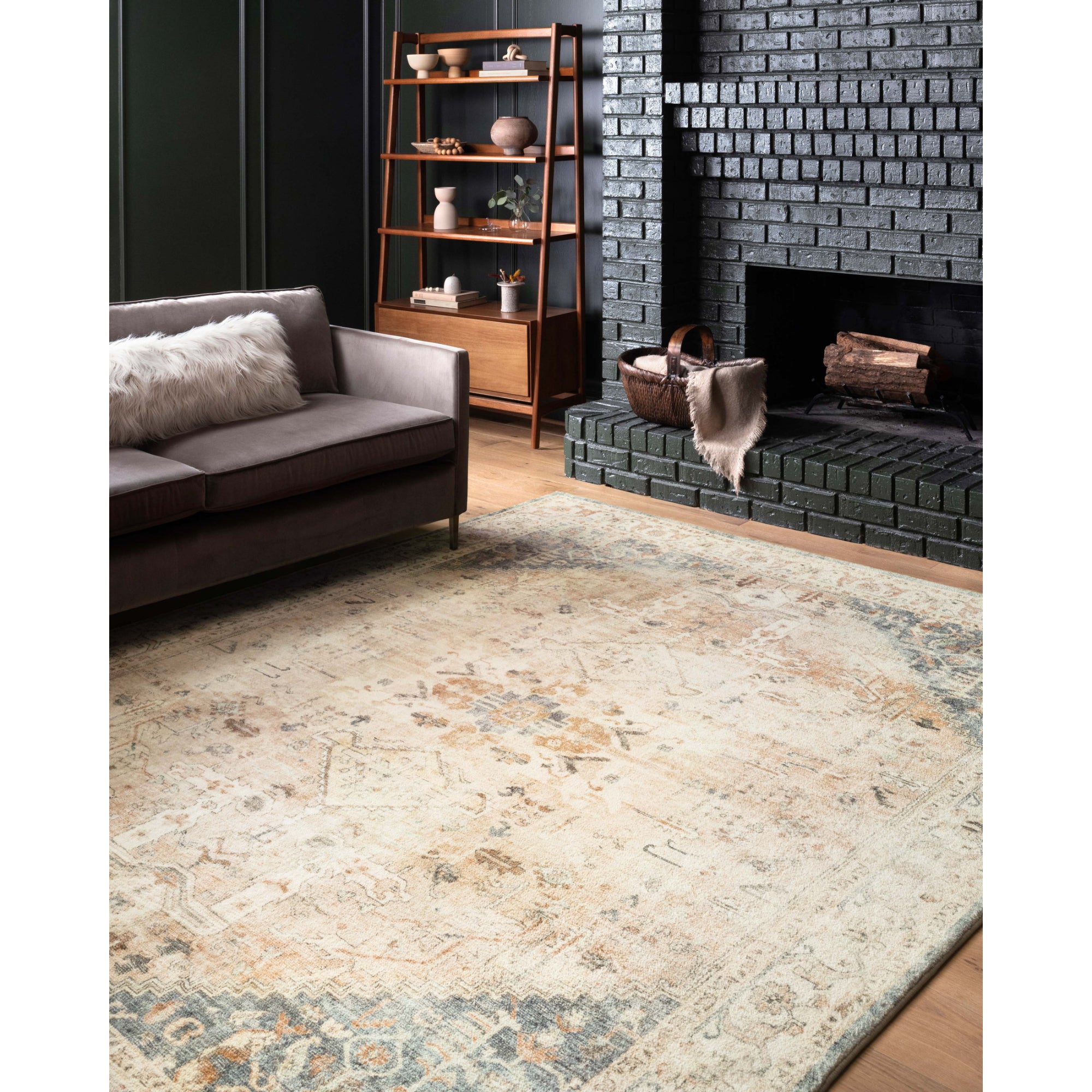Loloi Rosette Clay/Ivory Rug