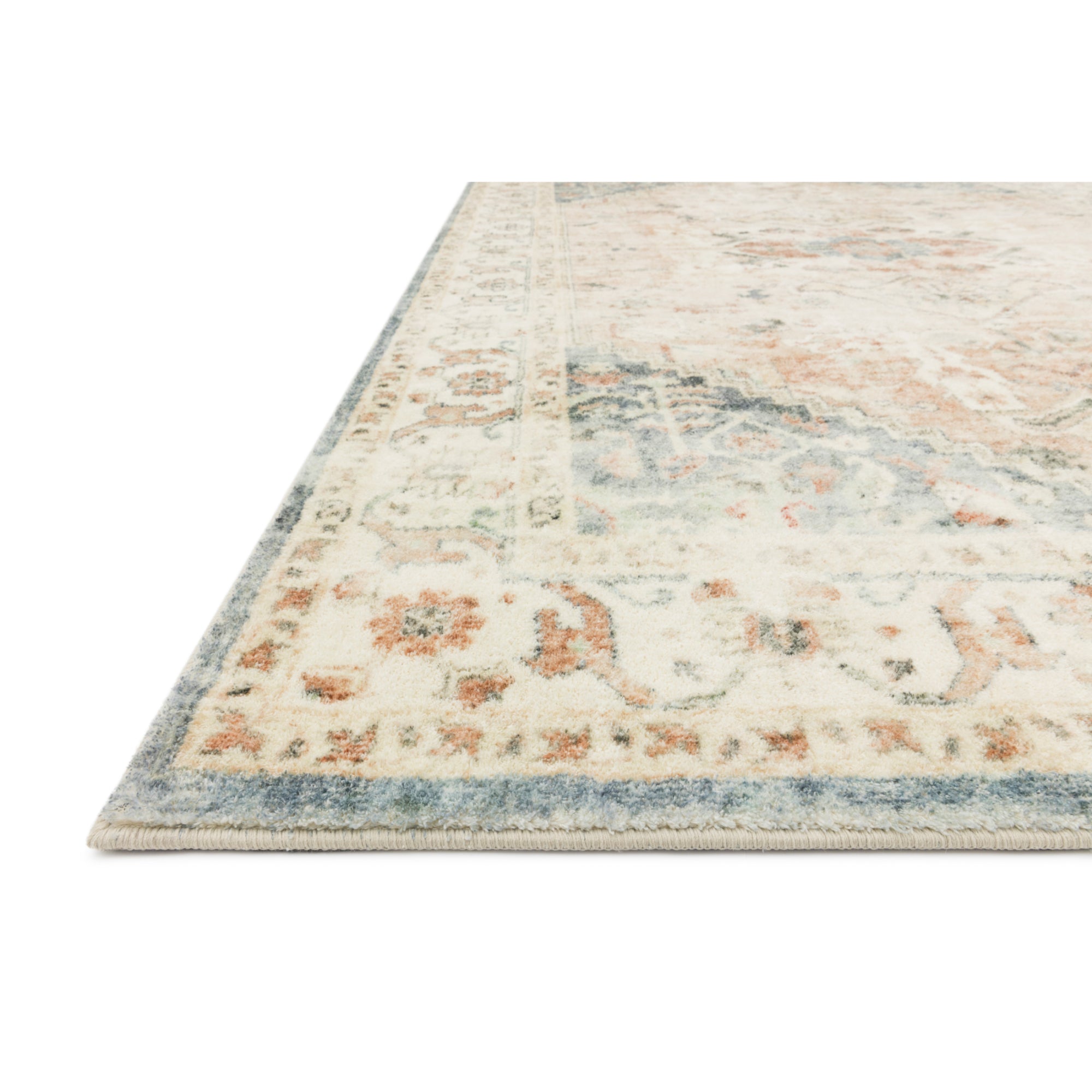 Loloi Rosette Clay/Ivory Rug