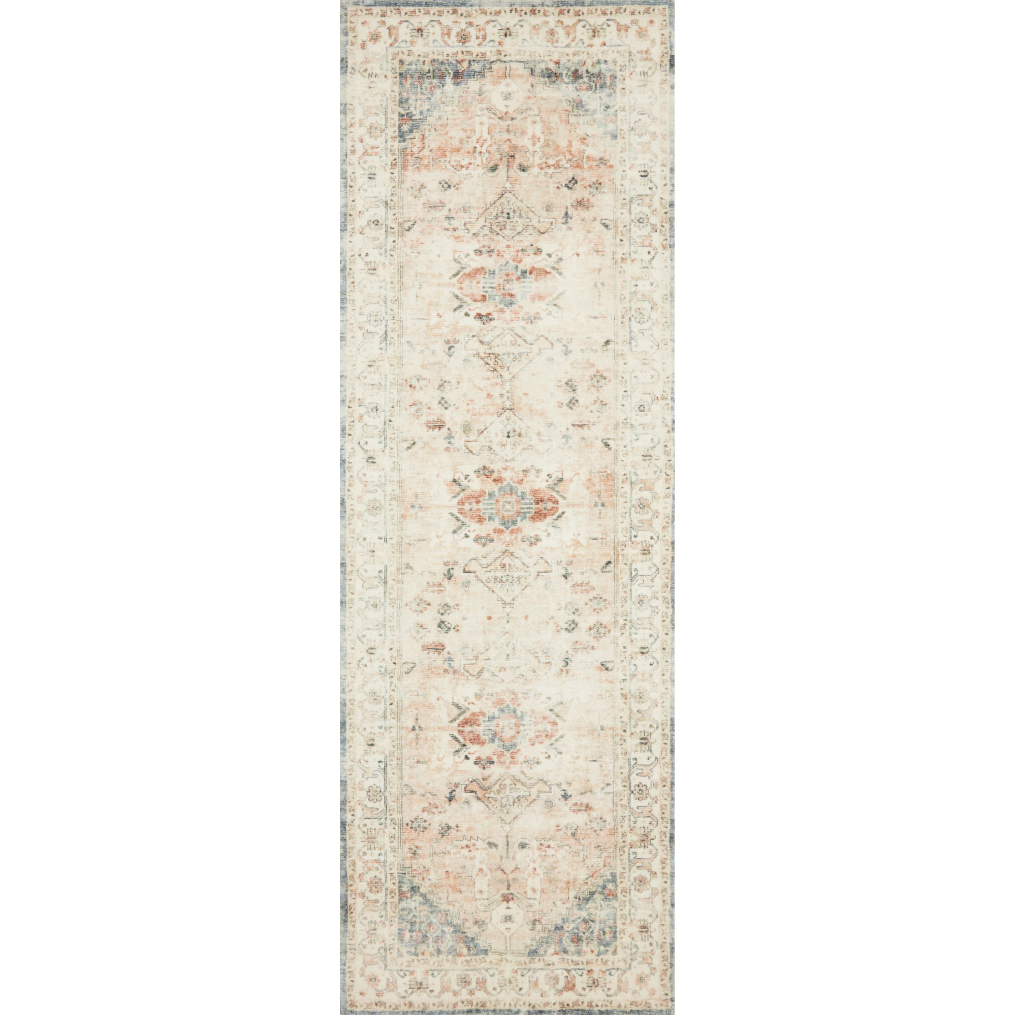 Loloi Rosette Clay/Ivory Rug
