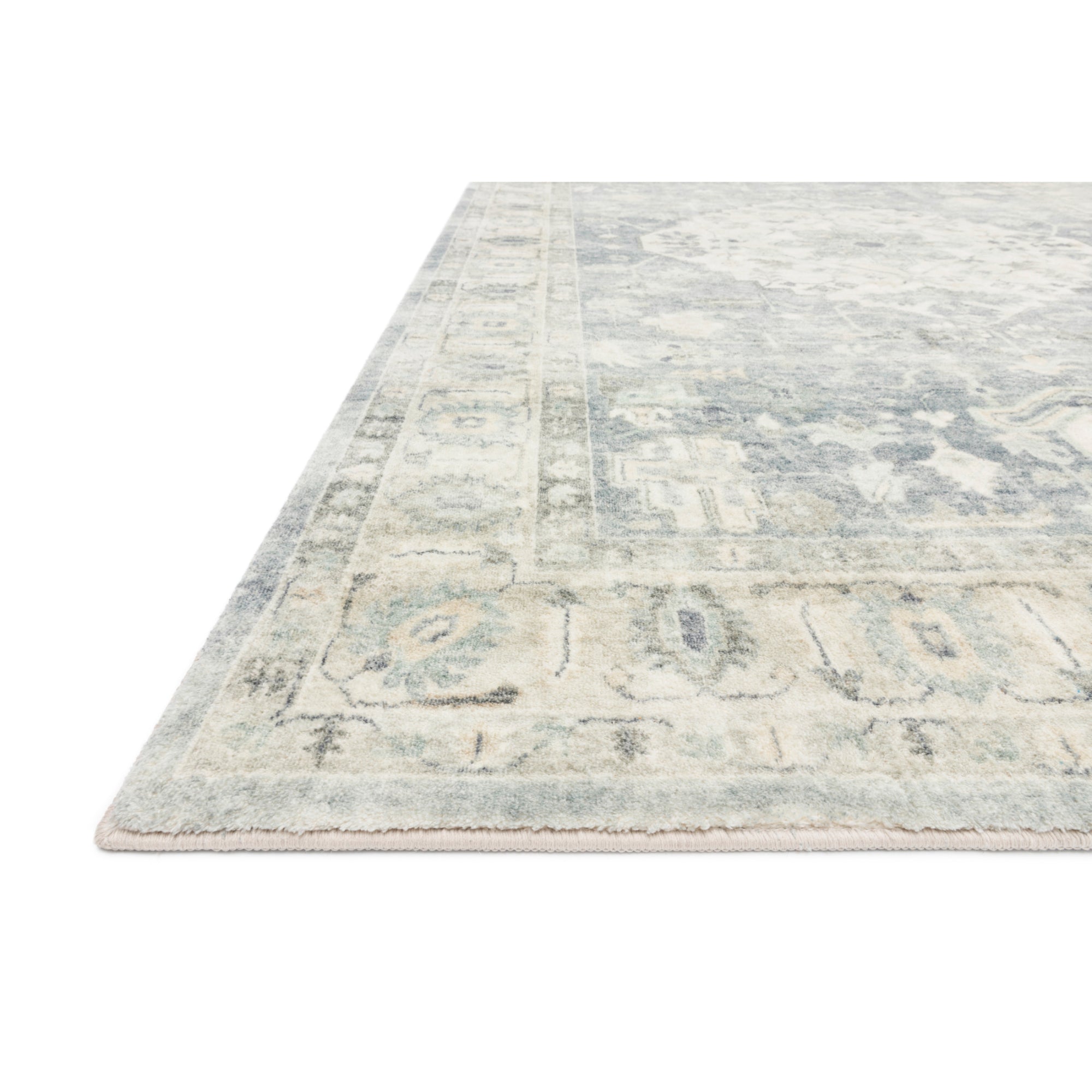 Loloi Rosette Denim/Fog Rug