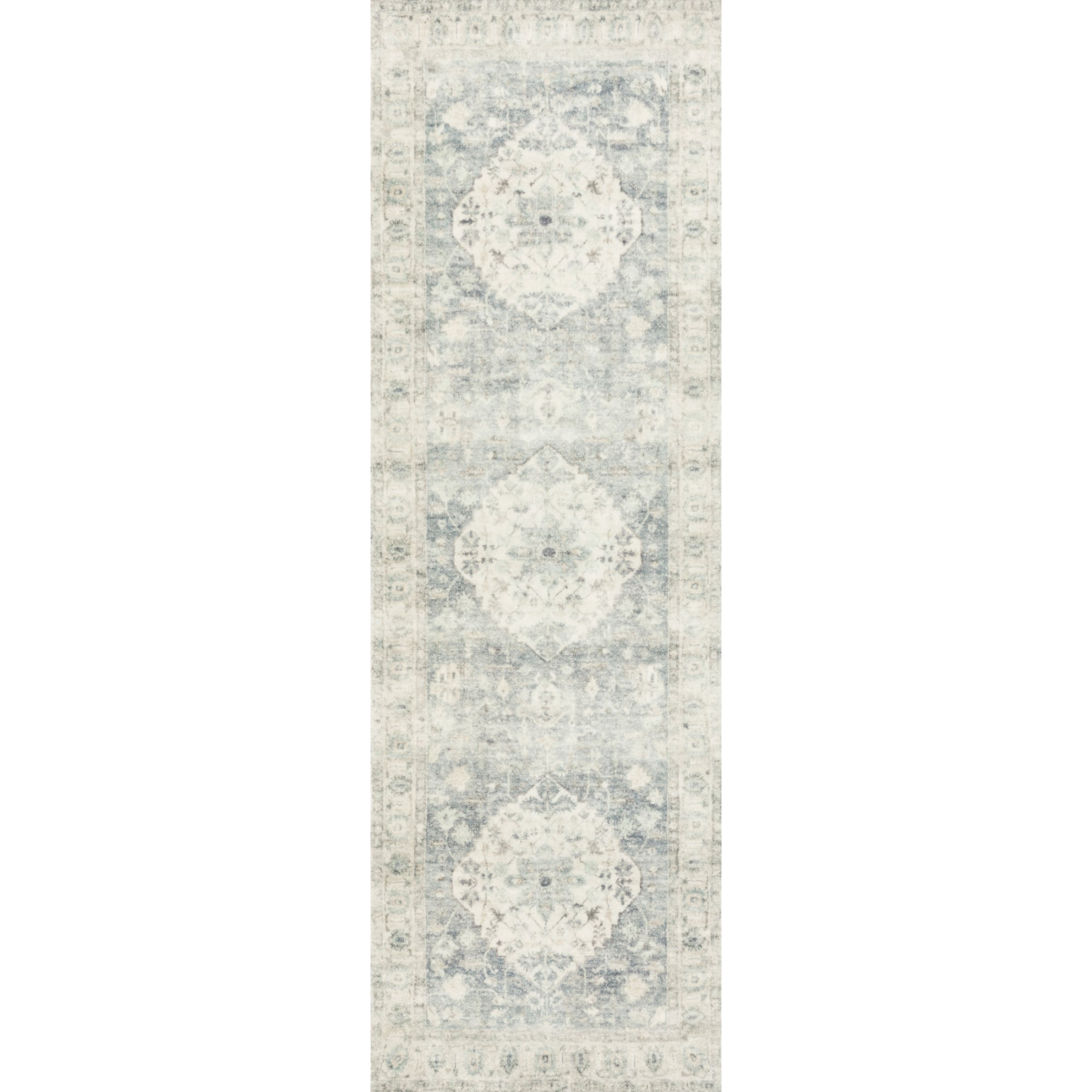 Loloi Rosette Denim/Fog Rug