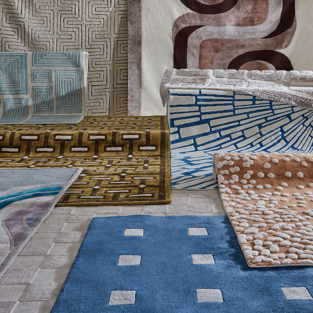 Sunburst Hand-Knotted Rug