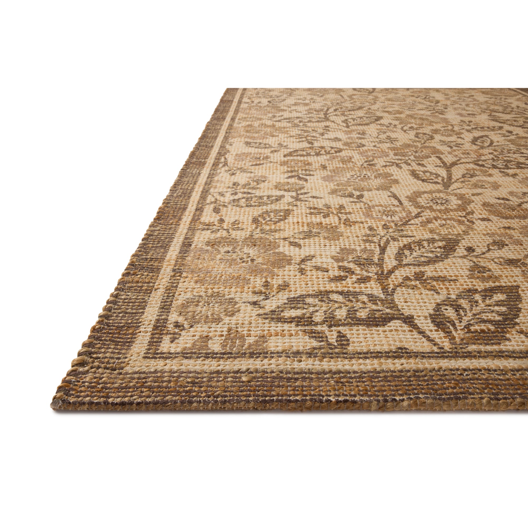 Chris Loves Julia x Loloi Rue Bark/Mocha Rug