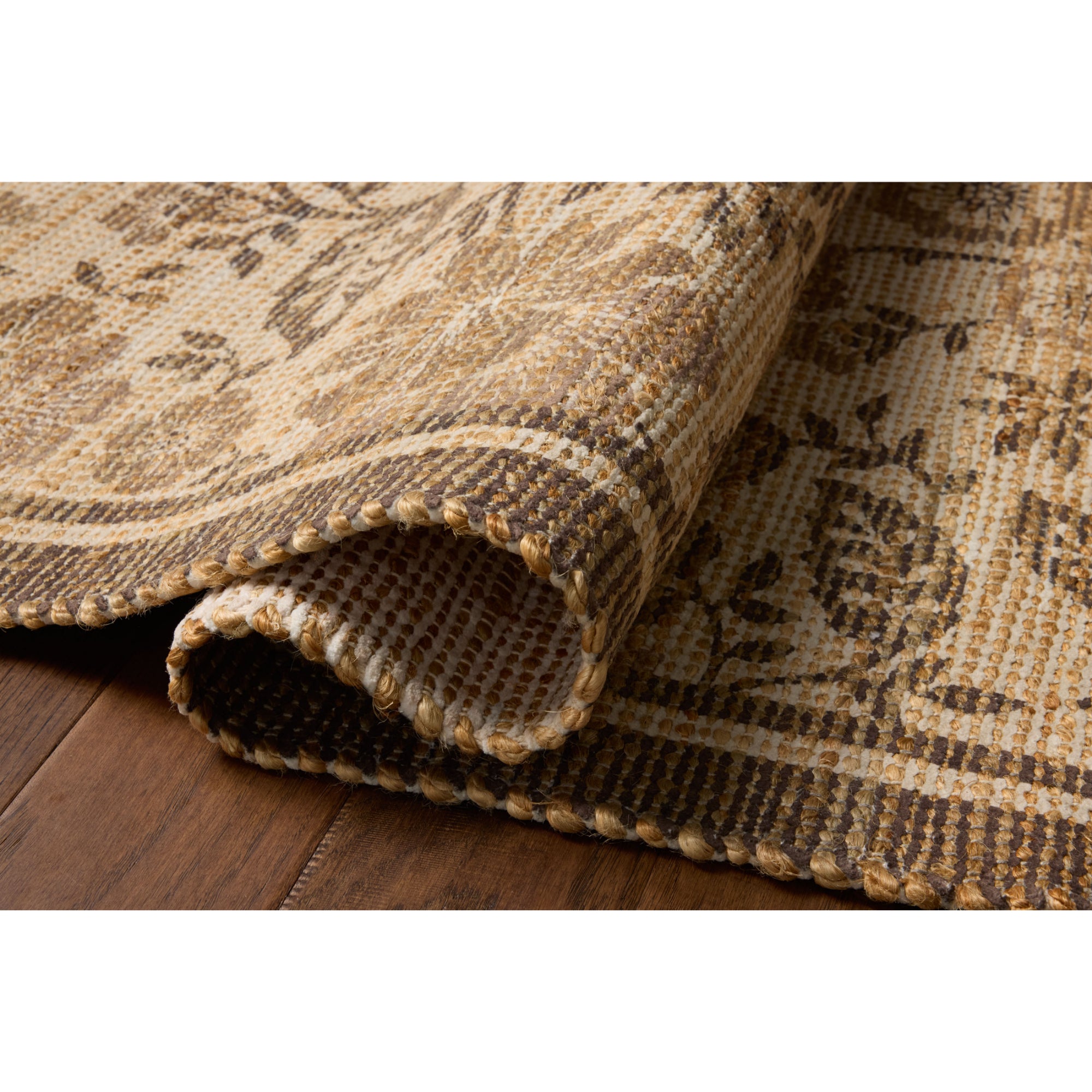 Chris Loves Julia x Loloi Rue Bark/Mocha Rug