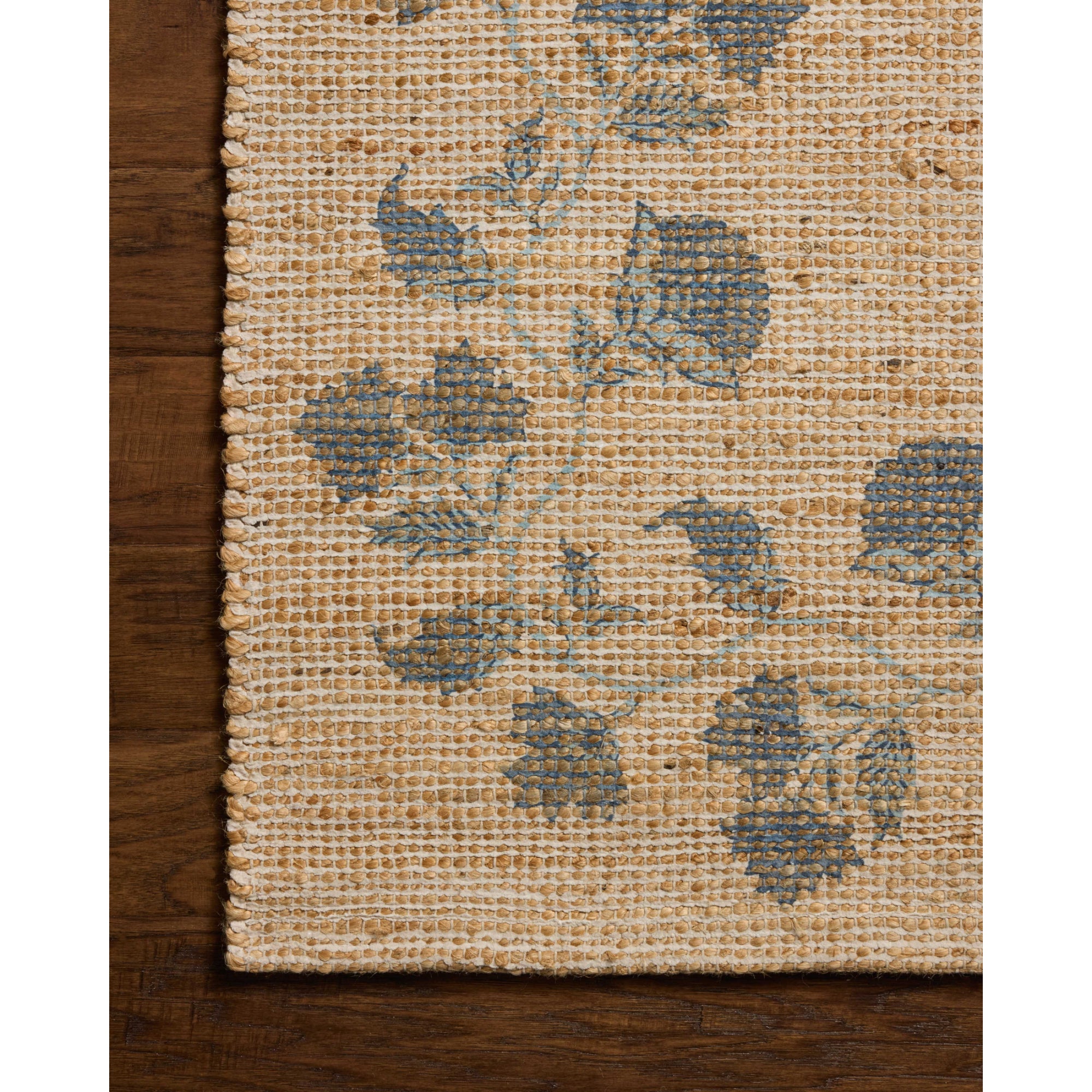 Chris Loves Julia x Loloi Rue Natural/Denim Rug