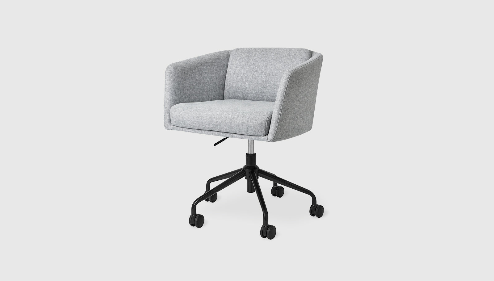 Radius Task Chair Bayview Silver / BlackChair Gus*  Bayview Silver Black  Four Hands, Mid Century Modern Furniture, Old Bones Furniture Company, Old Bones Co, Modern Mid Century, Designer Furniture, https://www.oldbonesco.com/