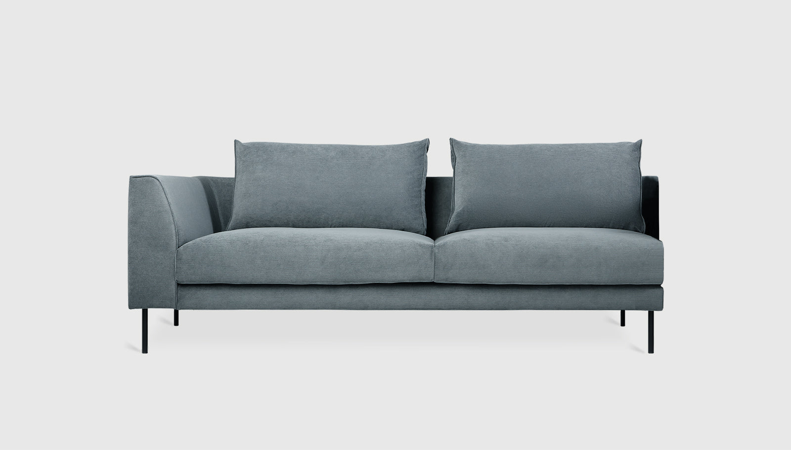 Renfrew Left Arm Mersey Skyline / BlackSofa Gus*  Mersey Skyline Black  Four Hands, Mid Century Modern Furniture, Old Bones Furniture Company, Old Bones Co, Modern Mid Century, Designer Furniture, https://www.oldbonesco.com/