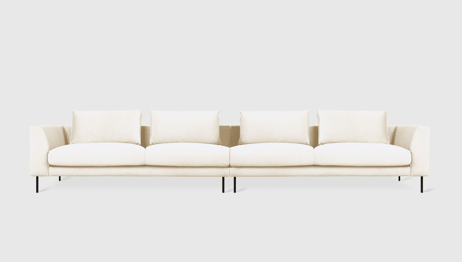 Renfrew XL Sofa Merino Cream / BlackSofa Gus*  Merino Cream Black  Four Hands, Mid Century Modern Furniture, Old Bones Furniture Company, Old Bones Co, Modern Mid Century, Designer Furniture, https://www.oldbonesco.com/