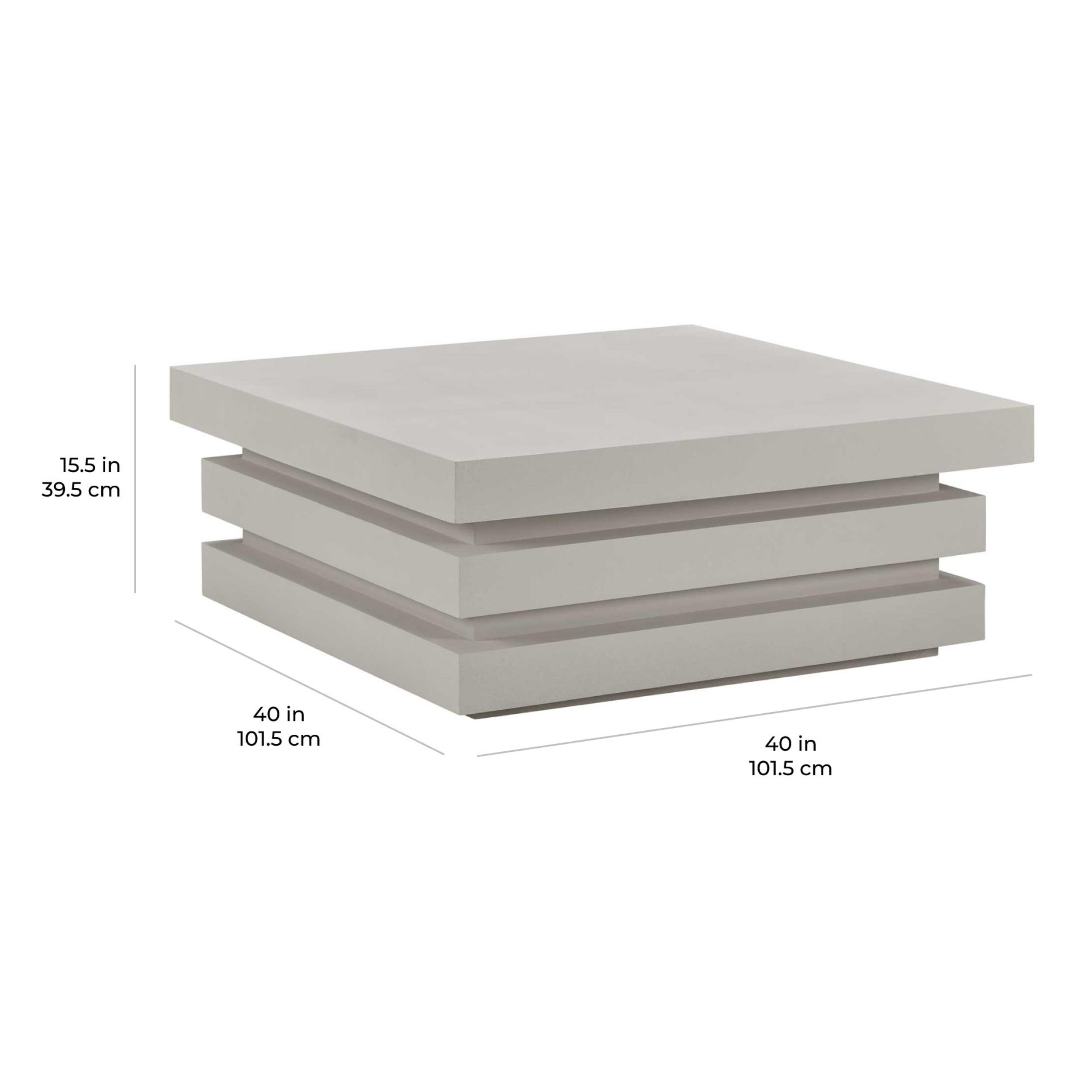 Meditation Square Coffee Table