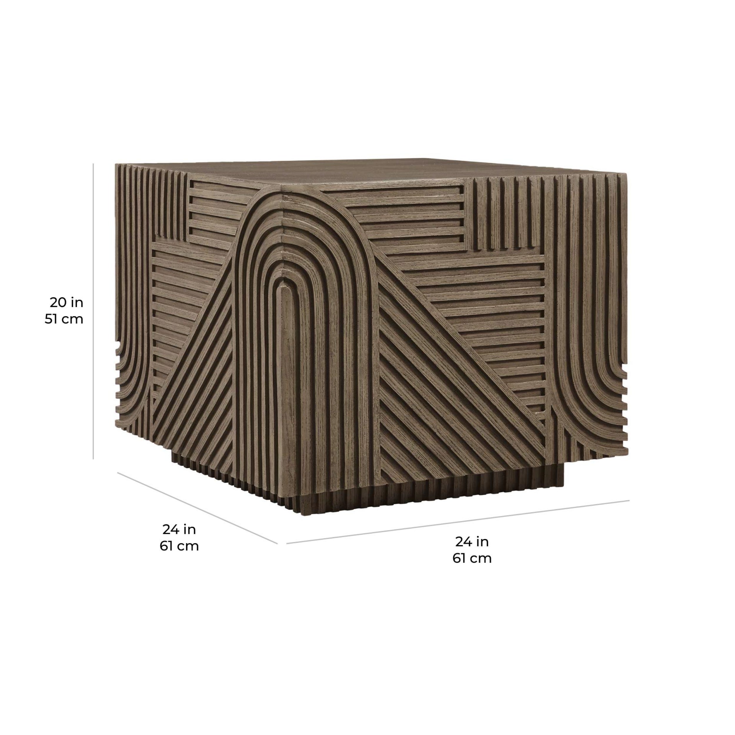 Serenity Textured Square Table