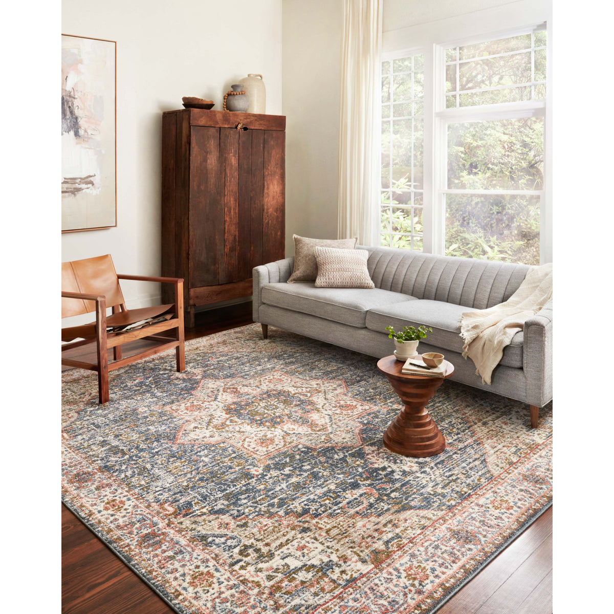 Loloi Saban Blue/Multi Rug by Loloi