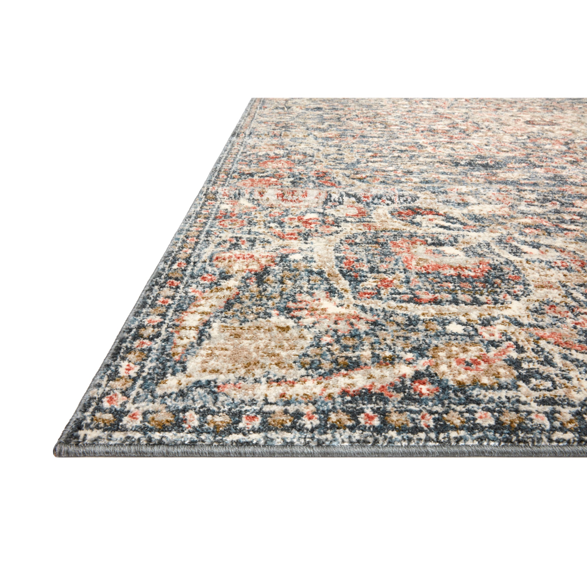 Loloi Saban Blue/Spice Rug