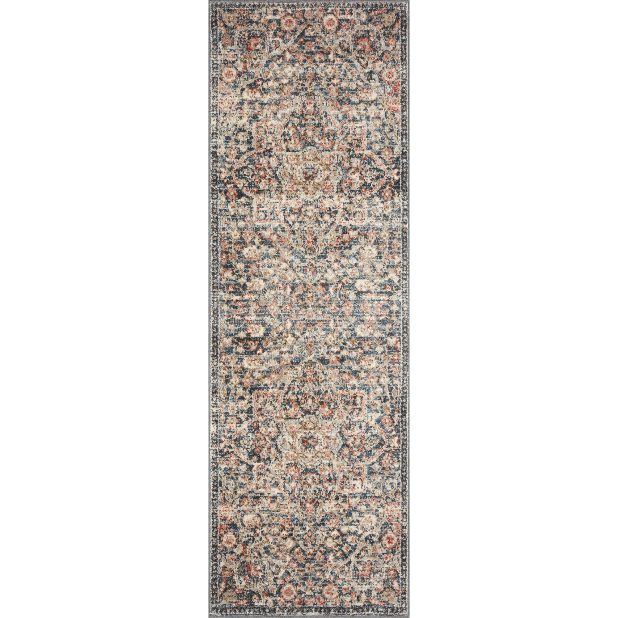 Loloi Saban Blue/Spice Rug