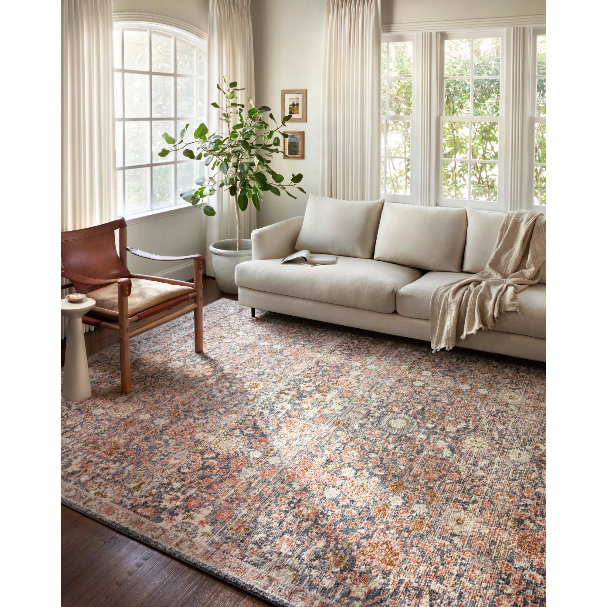 Loloi Saban Navy/Rust Rug