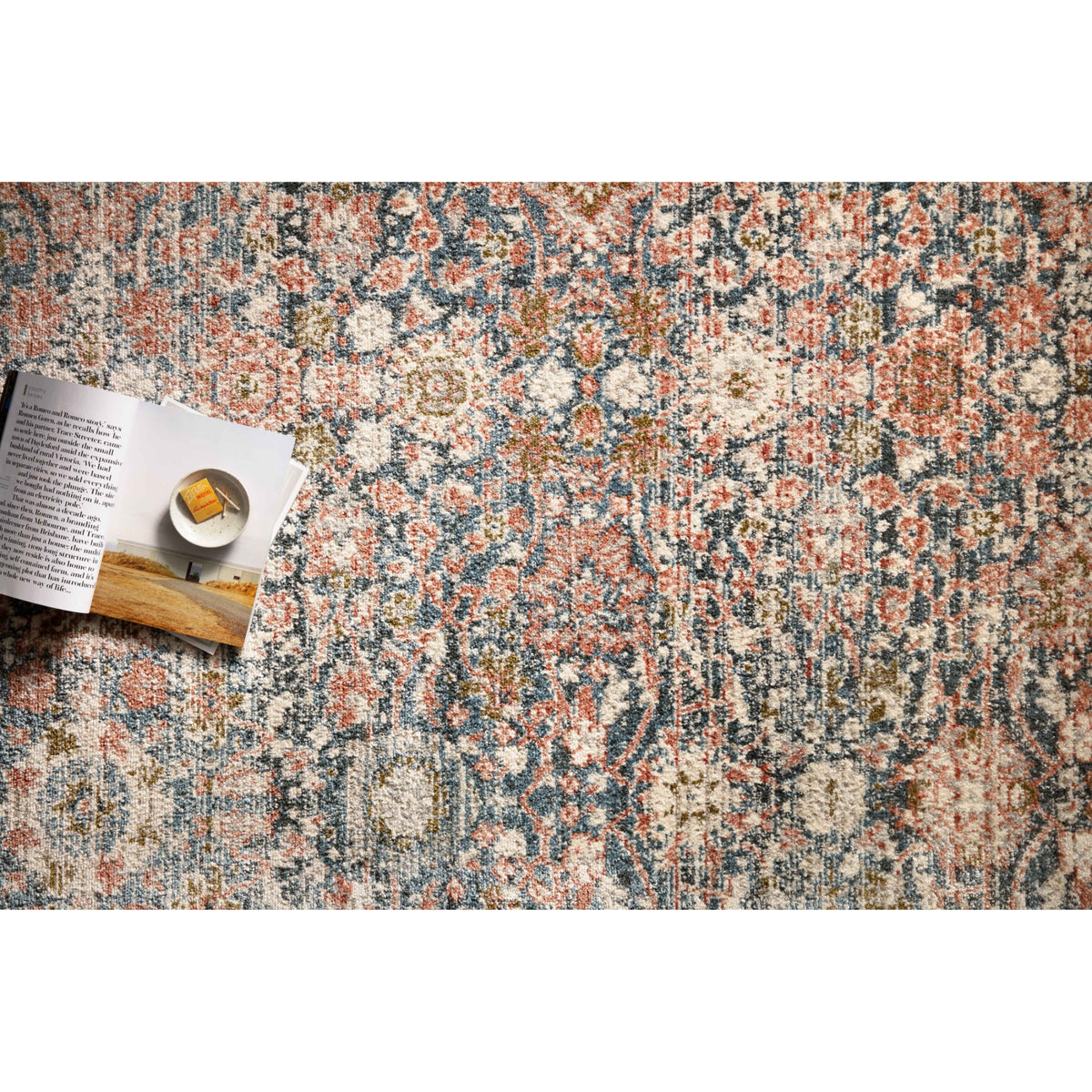 Loloi Saban Navy/Rust Rug by Loloi