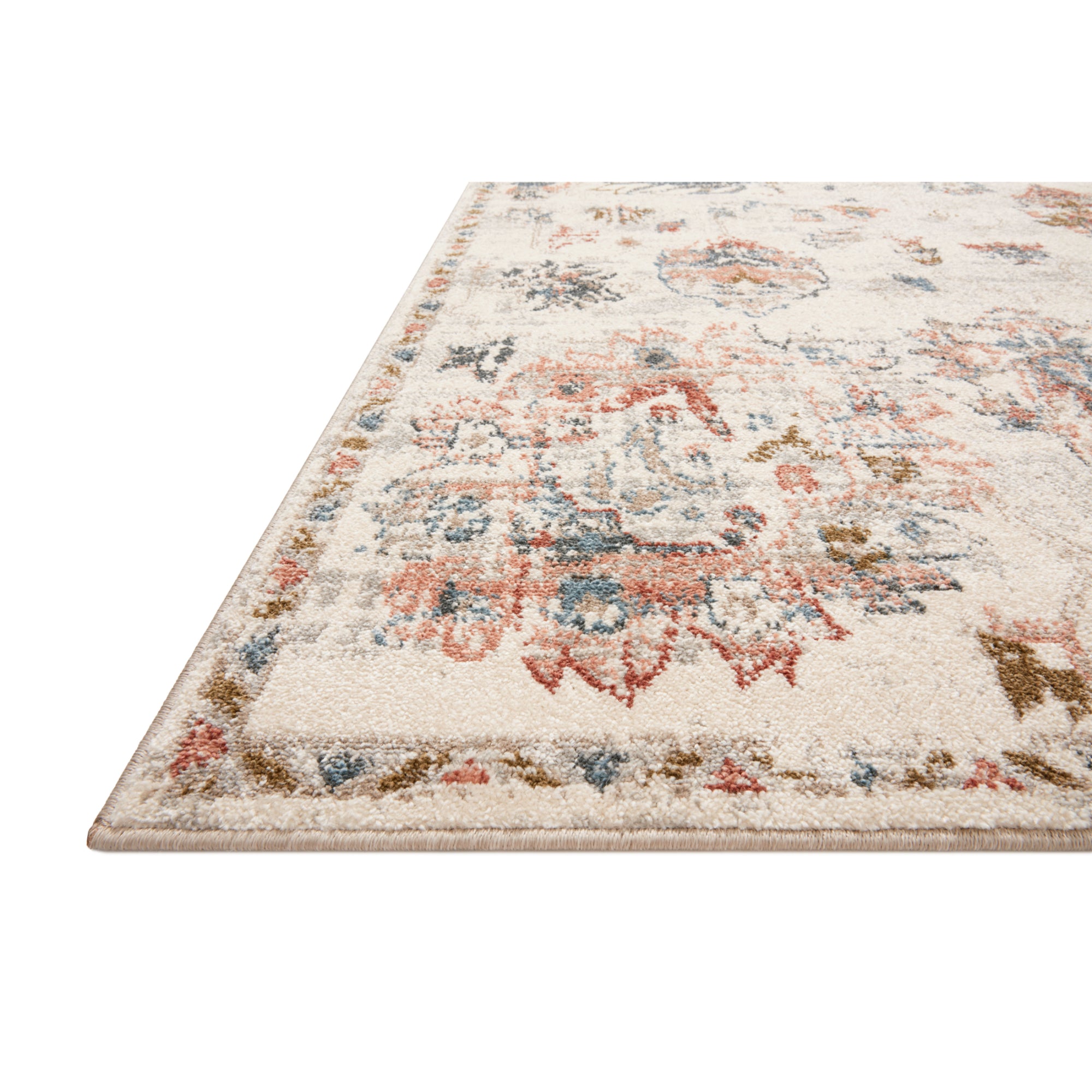 Loloi Saban Ivory/Multi 18" x 18" Sample Rug