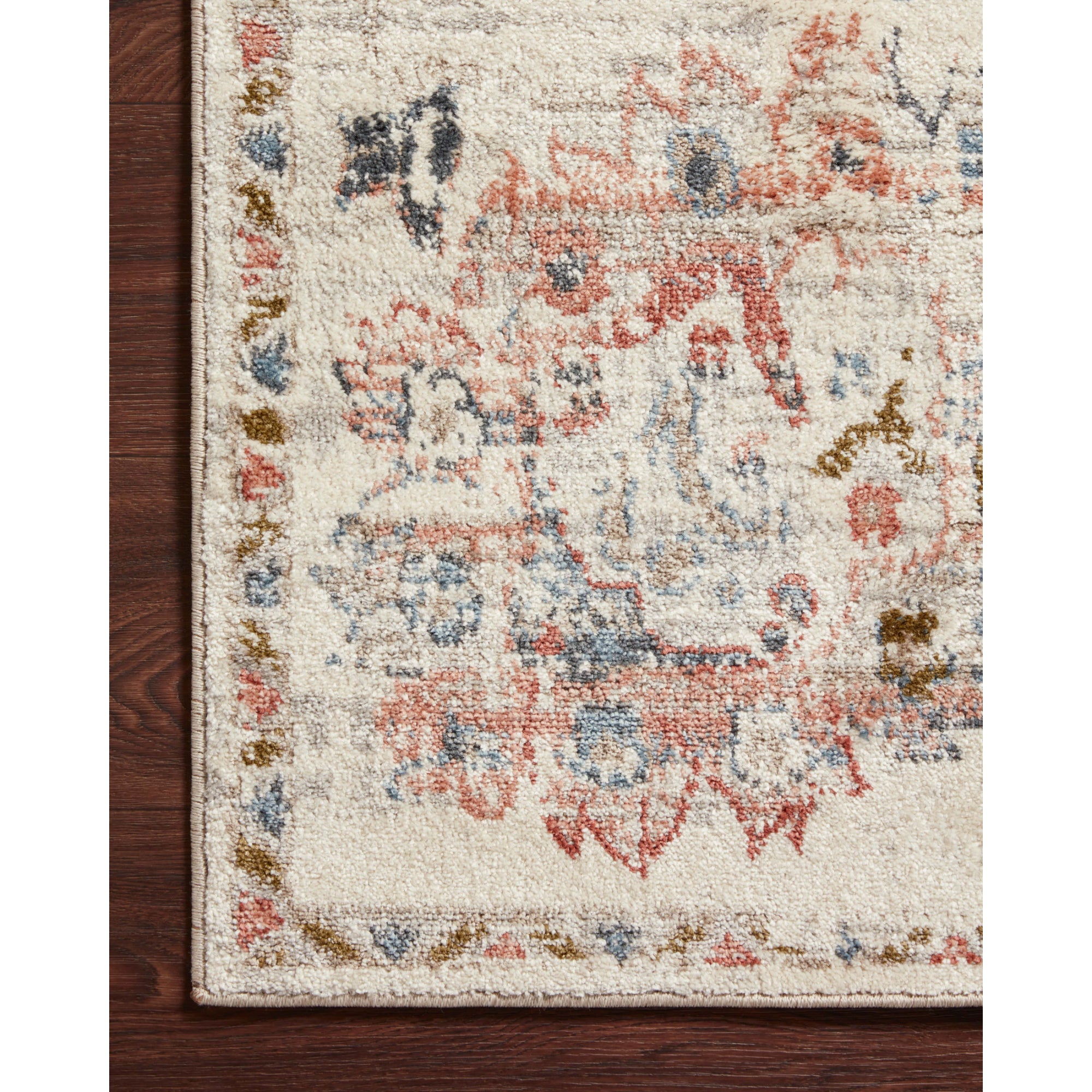 Loloi Saban Ivory/Multi 18" x 18" Sample Rug