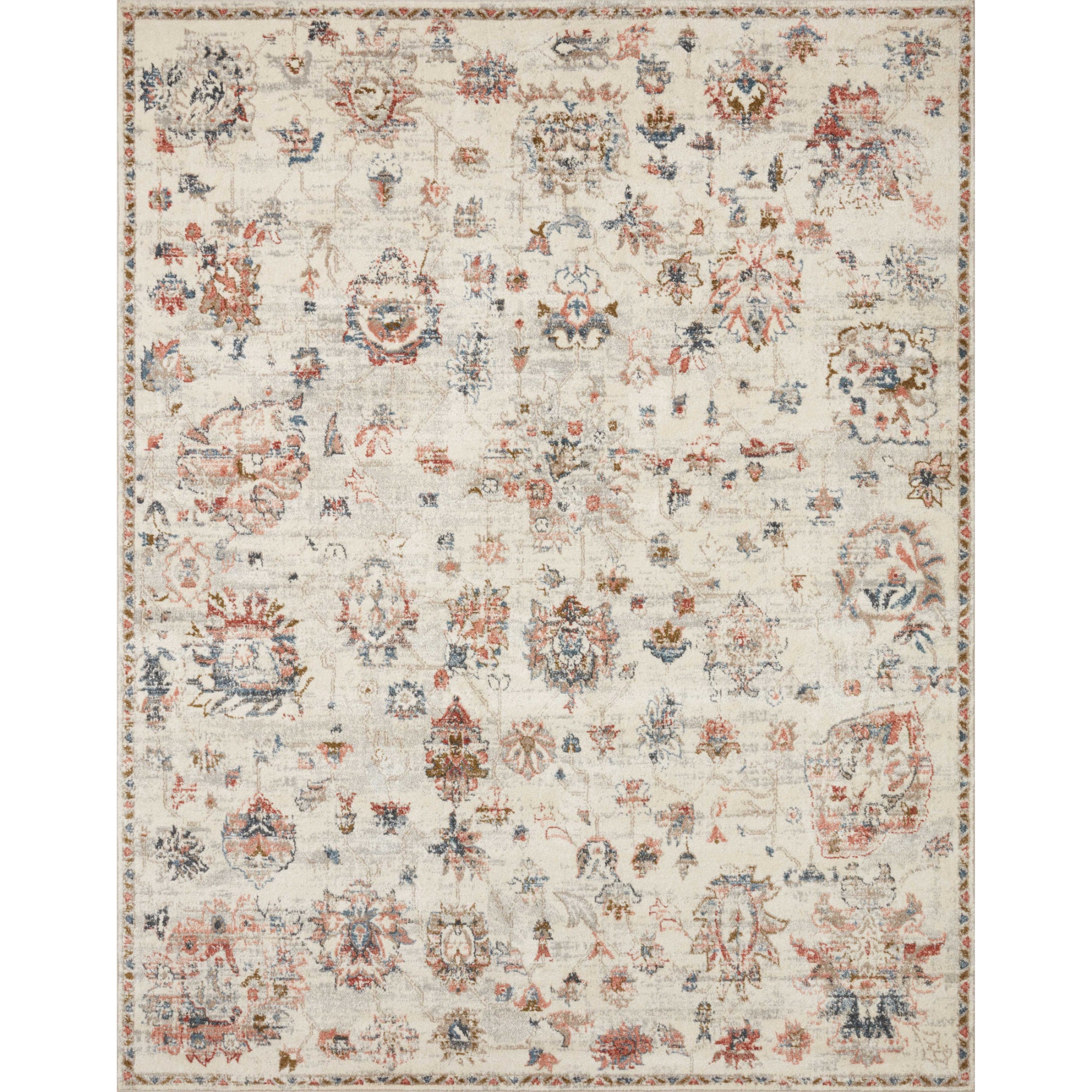 Loloi Saban Ivory/Multi 18" x 18" Sample Rug