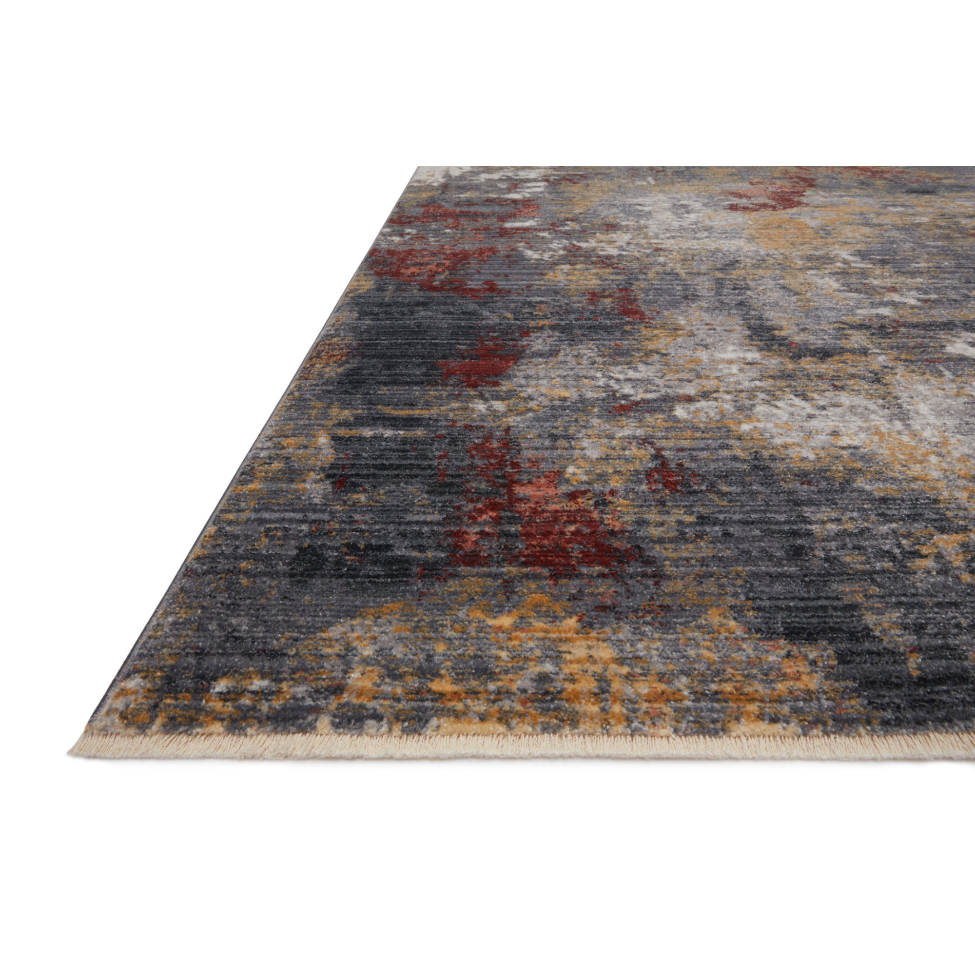 Loloi Samra Dark Grey/Spice Rug