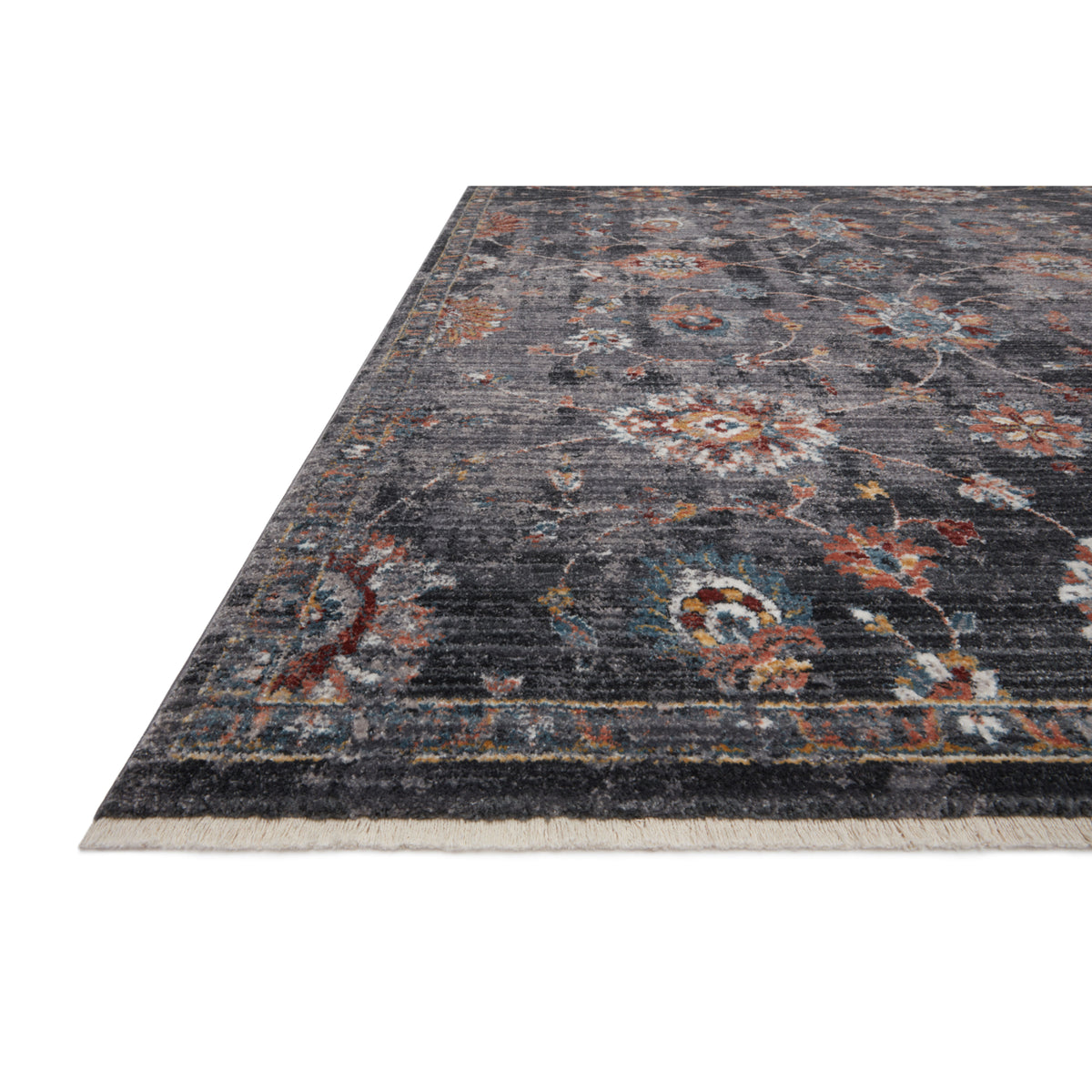 Loloi Samra Charcoal/Multi Rug by Loloi