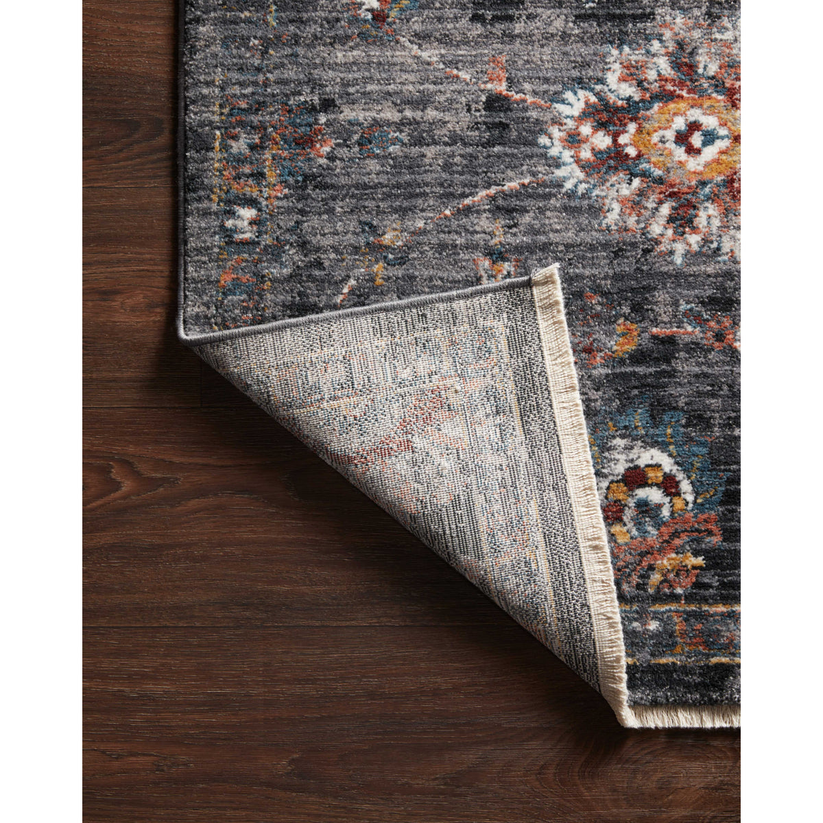 Loloi Samra Charcoal/Multi Rug by Loloi