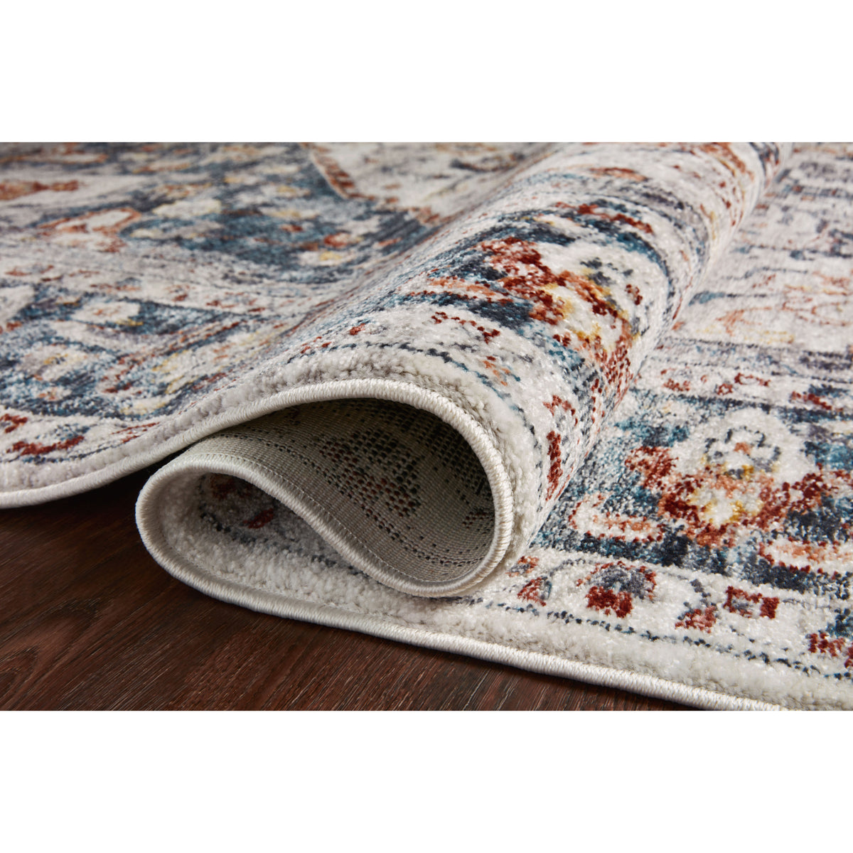 Loloi Samra Ivory/Denim Rug by Loloi