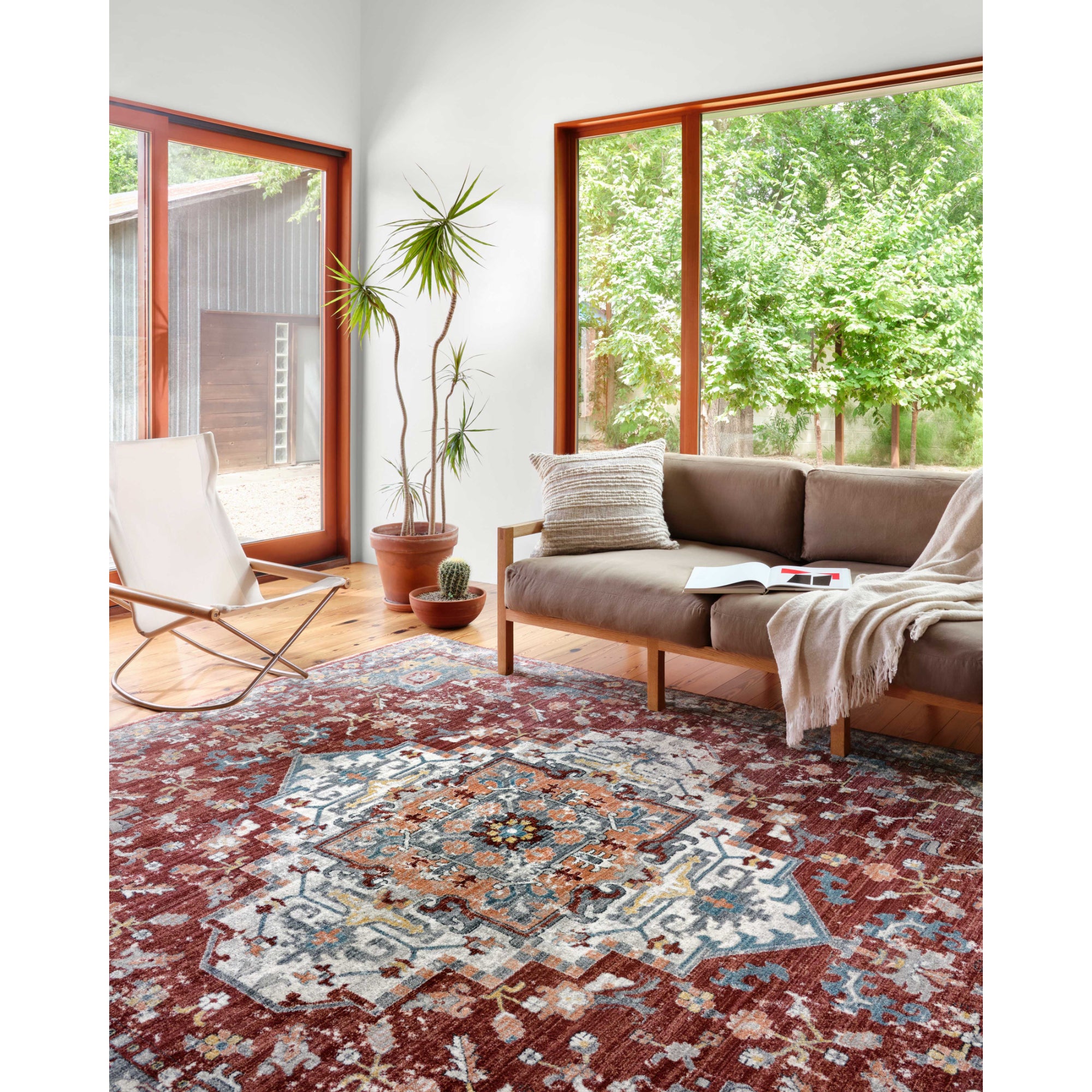 Loloi Samra Brick/Grey Rug