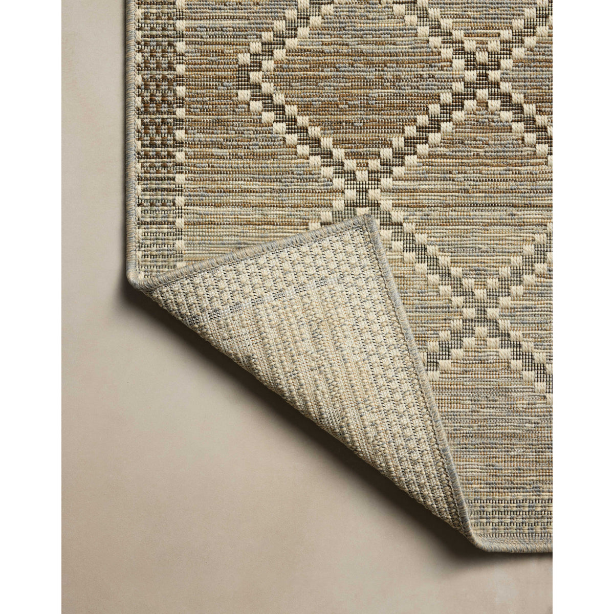 Loloi Saylor Stone/Ivory Indoor/Outdoor Sample Rug by Loloi