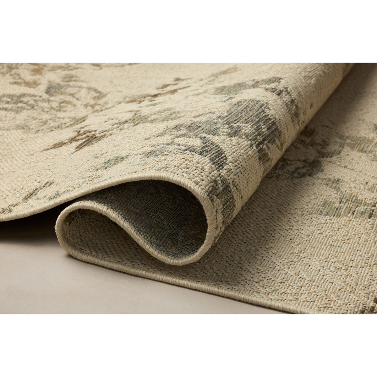 Loloi Saylor Ivory/Bark Indoor/Outdoor Sample Rug by Loloi