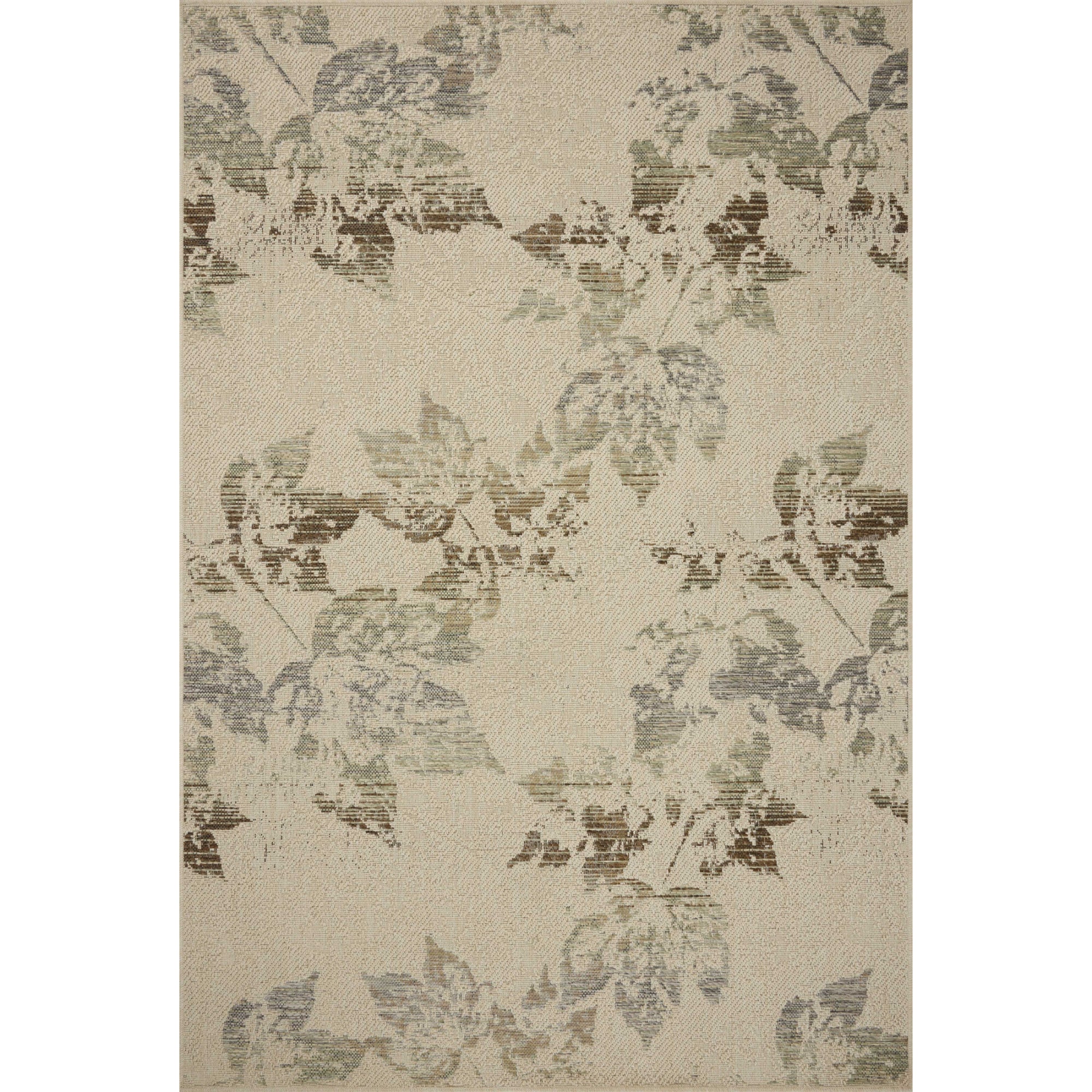 Loloi Saylor Ivory/Bark Indoor/Outdoor Sample Rug