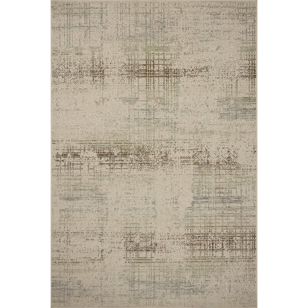 Loloi Saylor Ivory/Fog Indoor/Outdoor Sample Rug