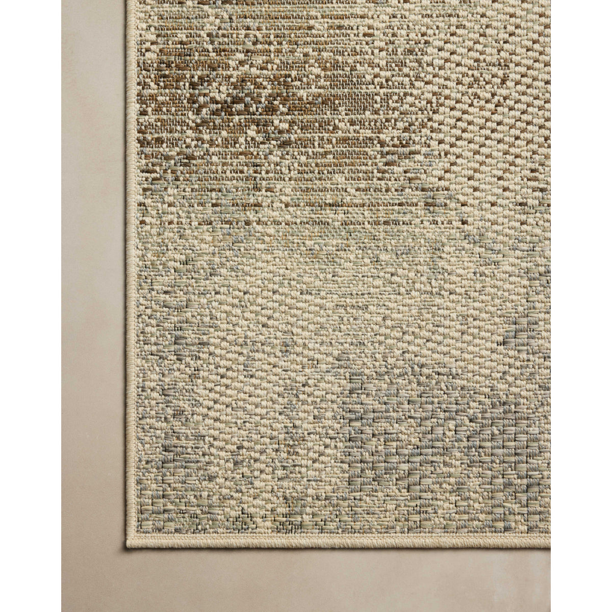 Loloi Saylor Smoke/Ivory Indoor/Outdoor Sample Rug by Loloi