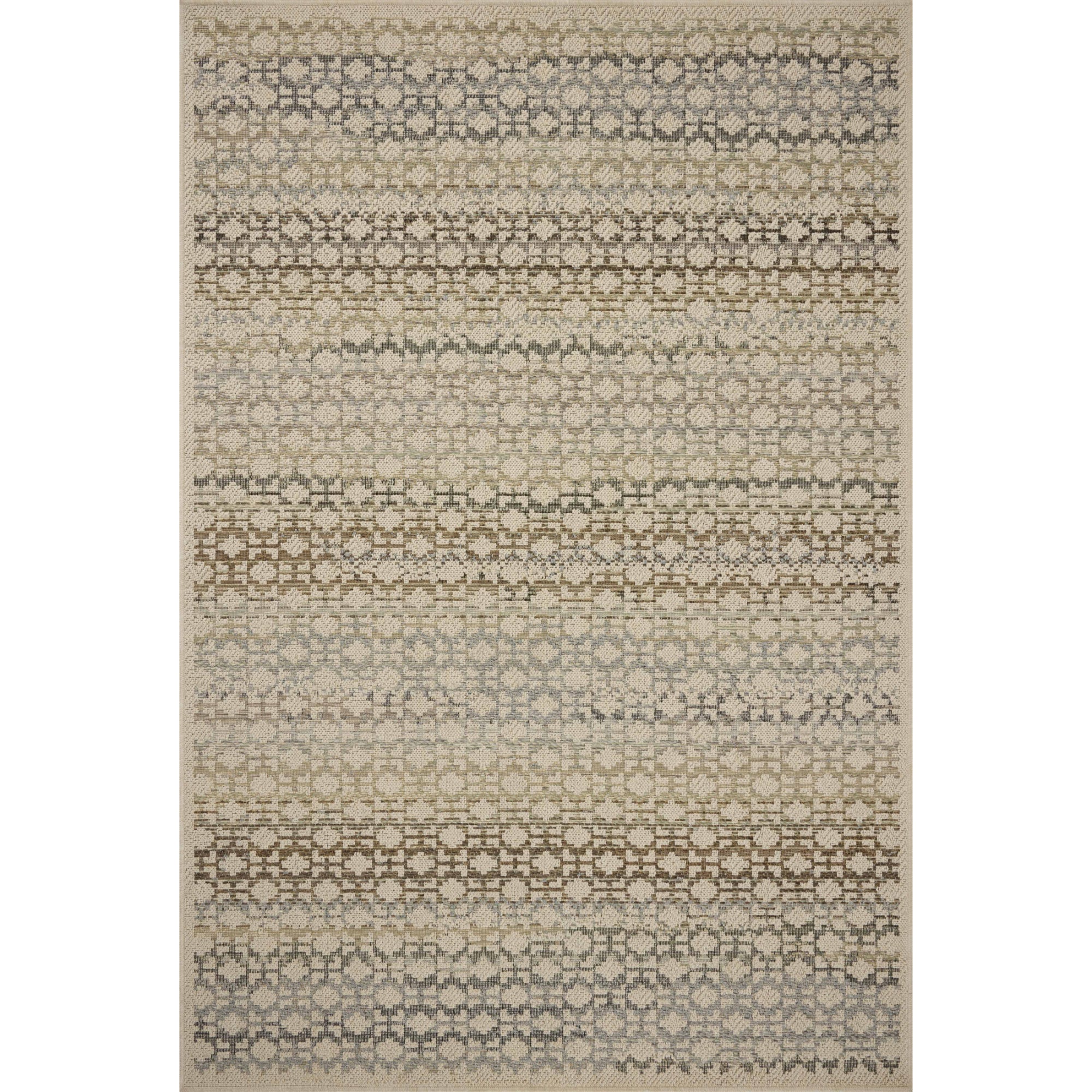 Loloi Saylor Ivory/Multi Indoor/Outdoor Sample Rug