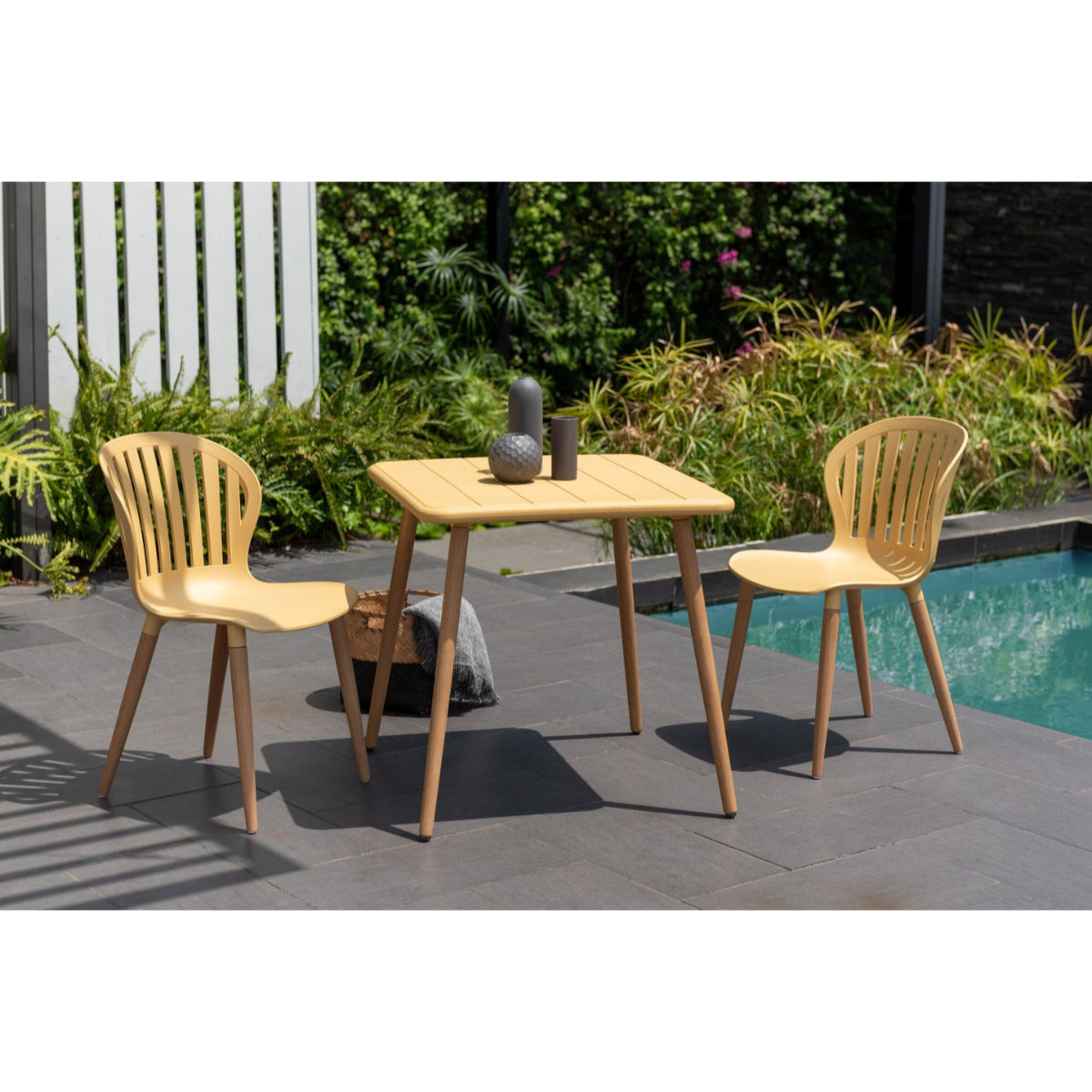 Nassau Side Chair in Honey Yellow