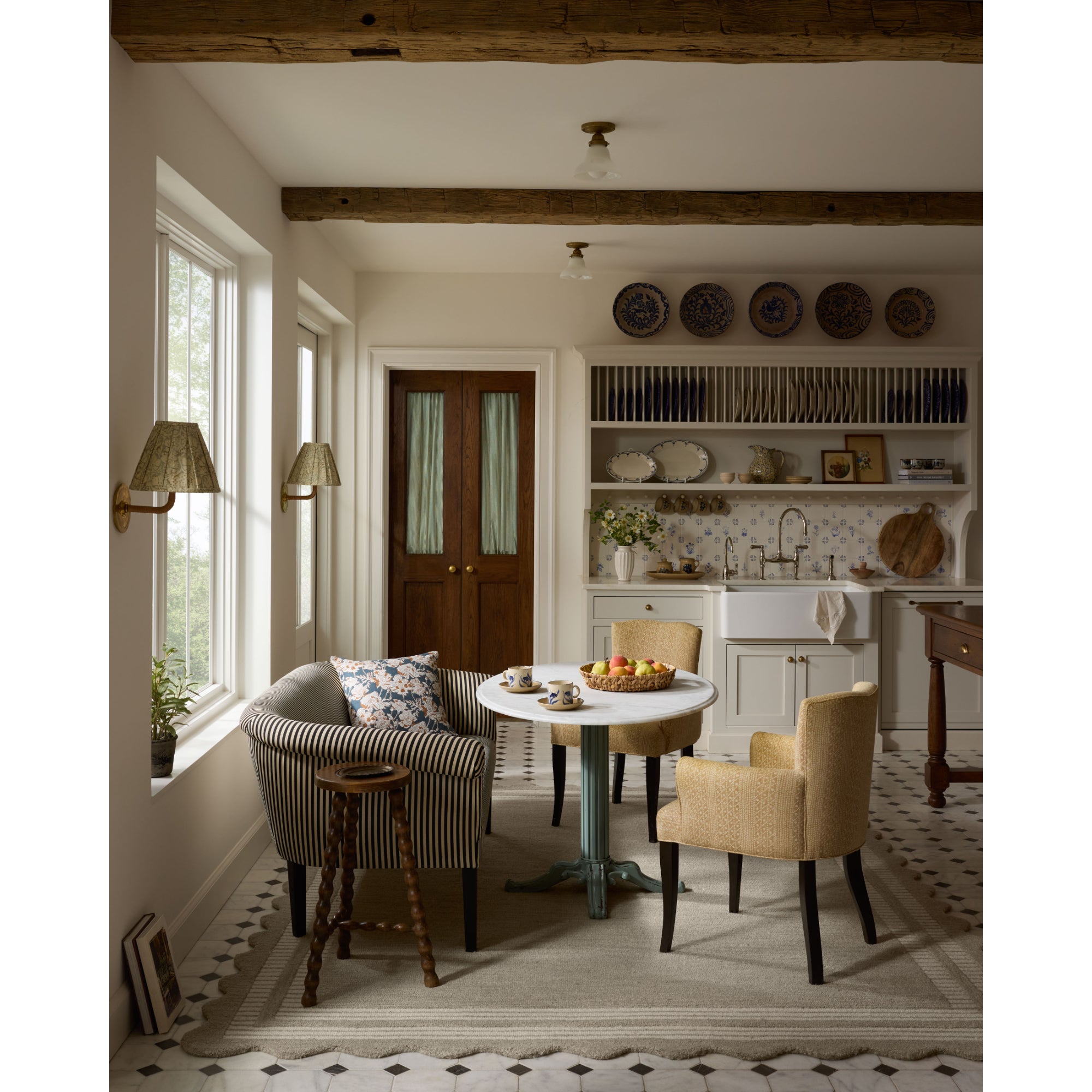 Chris Loves Julia x Loloi Scottie Fog/Ivory Rug