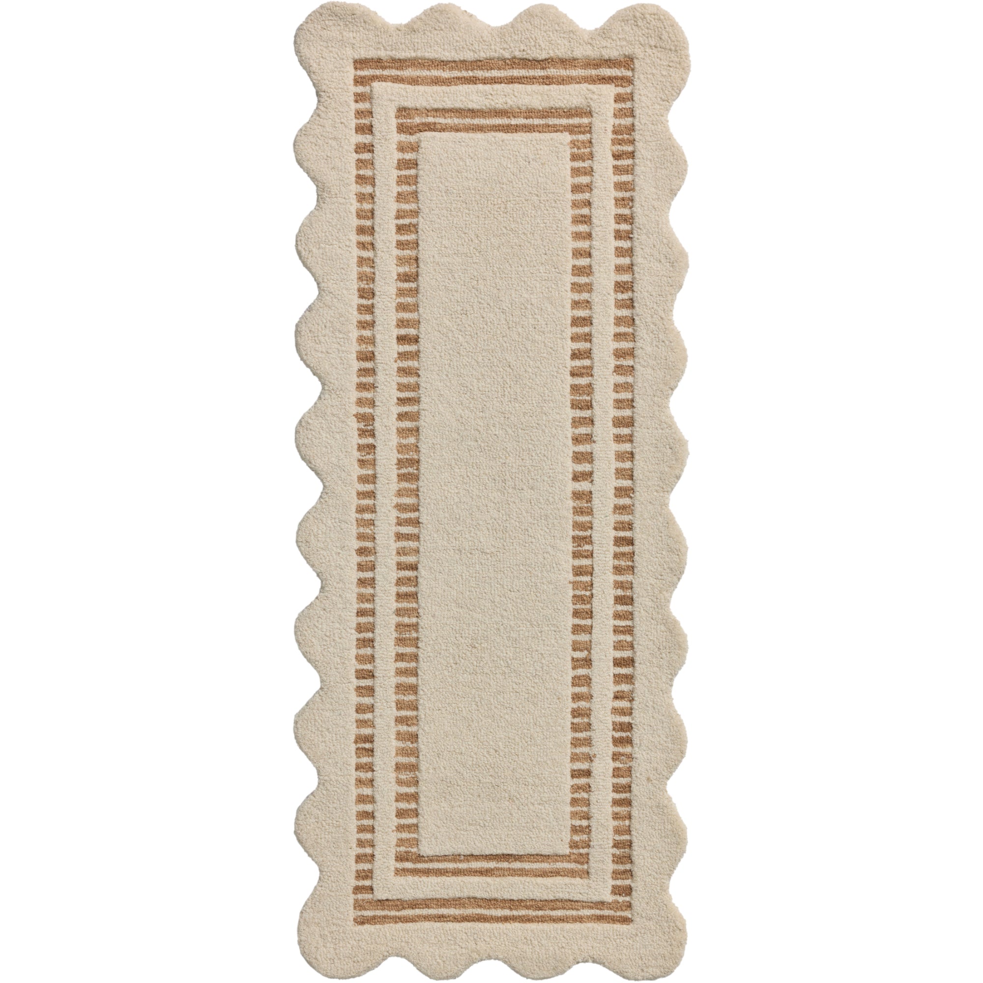 Chris Loves Julia x Loloi Scottie Ivory/Rust Rug