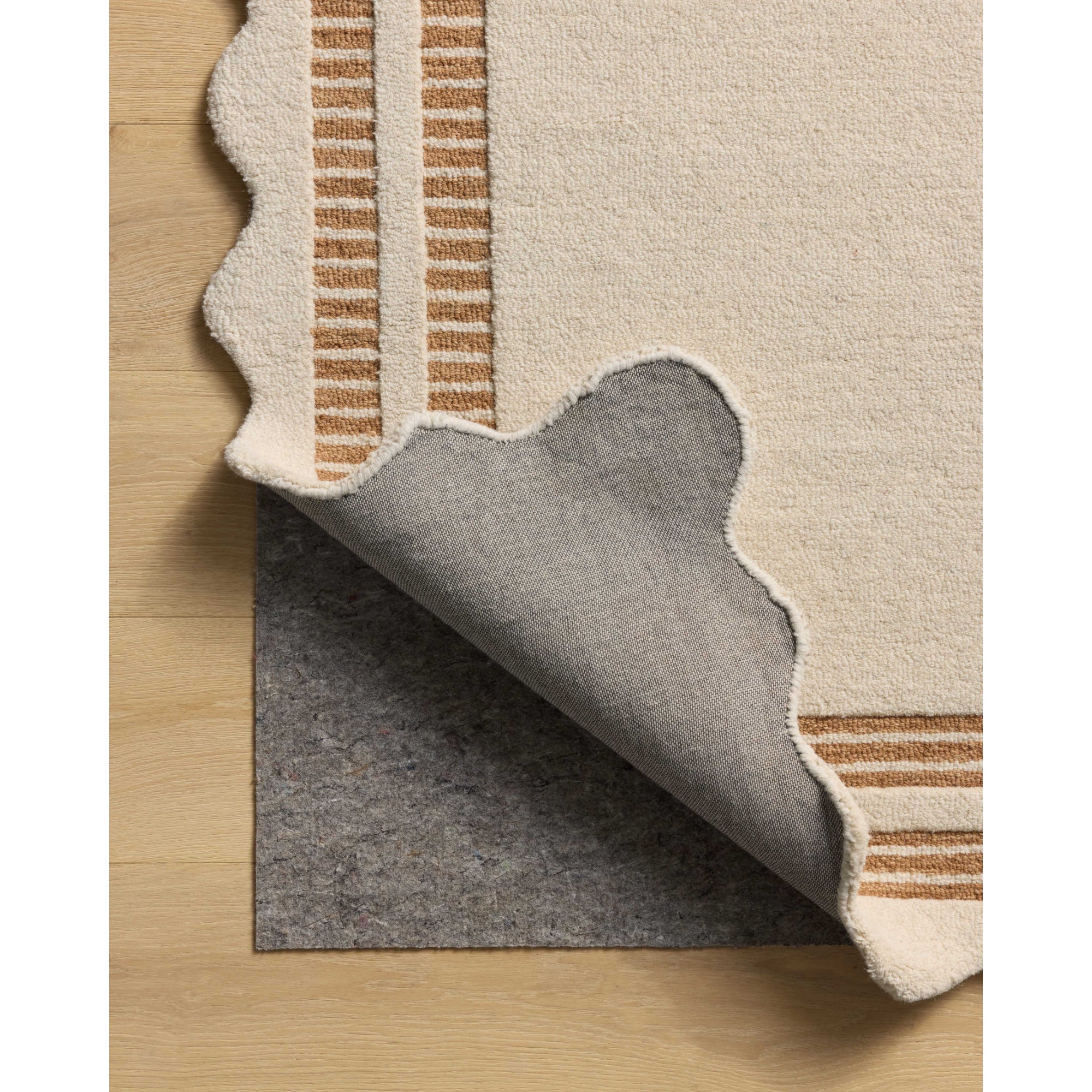 Chris Loves Julia x Loloi Scottie Ivory/Rust Rug