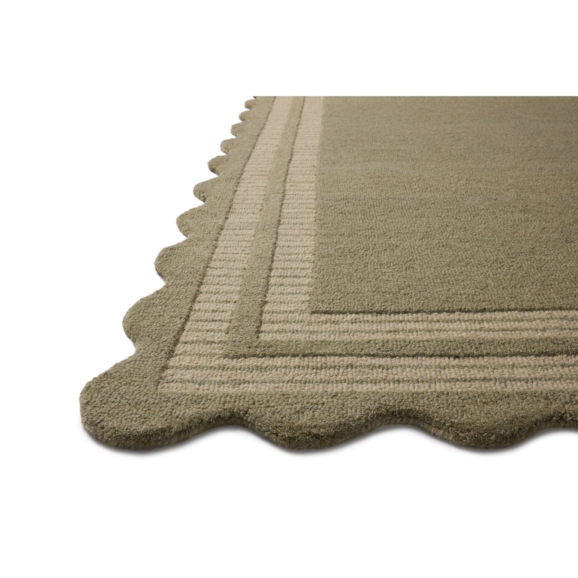 Chris Loves Julia x Loloi Scottie Olive/Pebble Rug