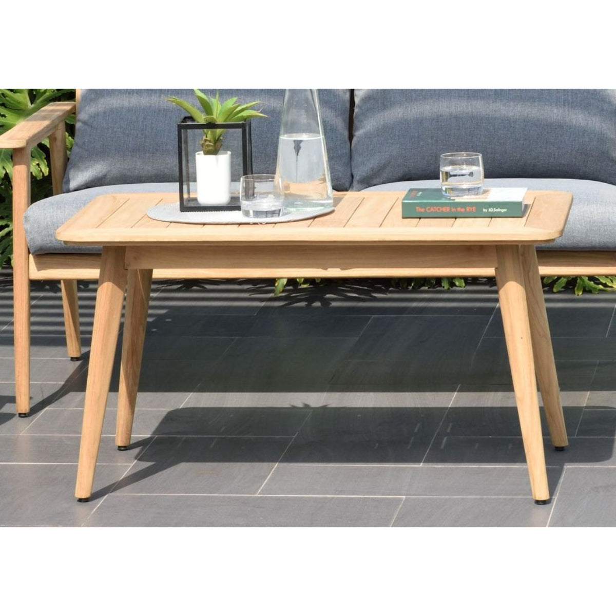 Eve Teak Wood Rectangular Coffee Table