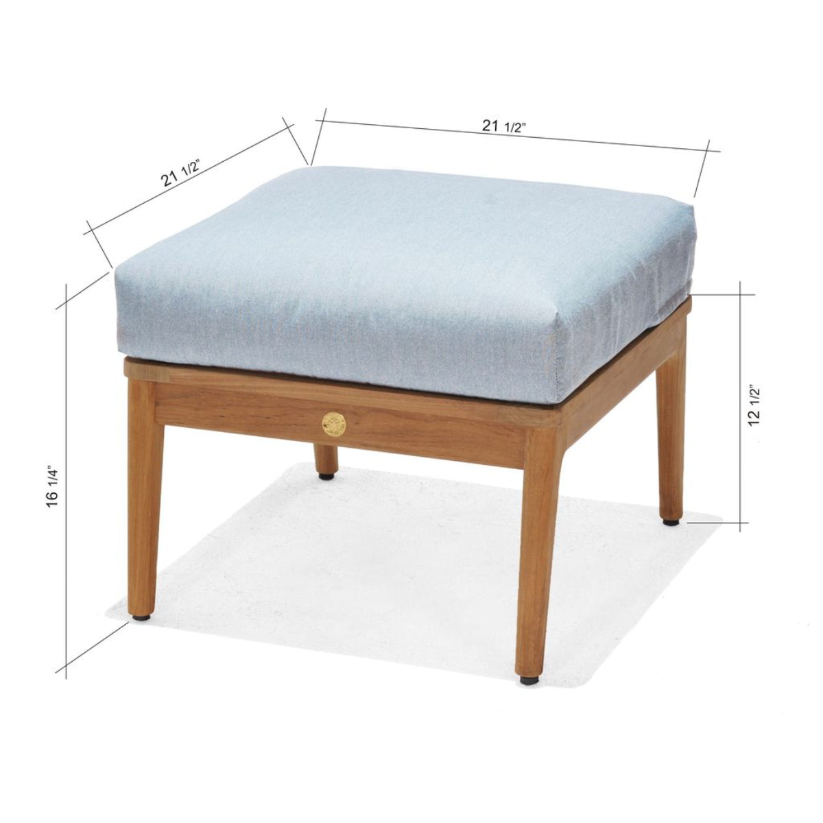 Eve FSC Teak Wood Ottoman