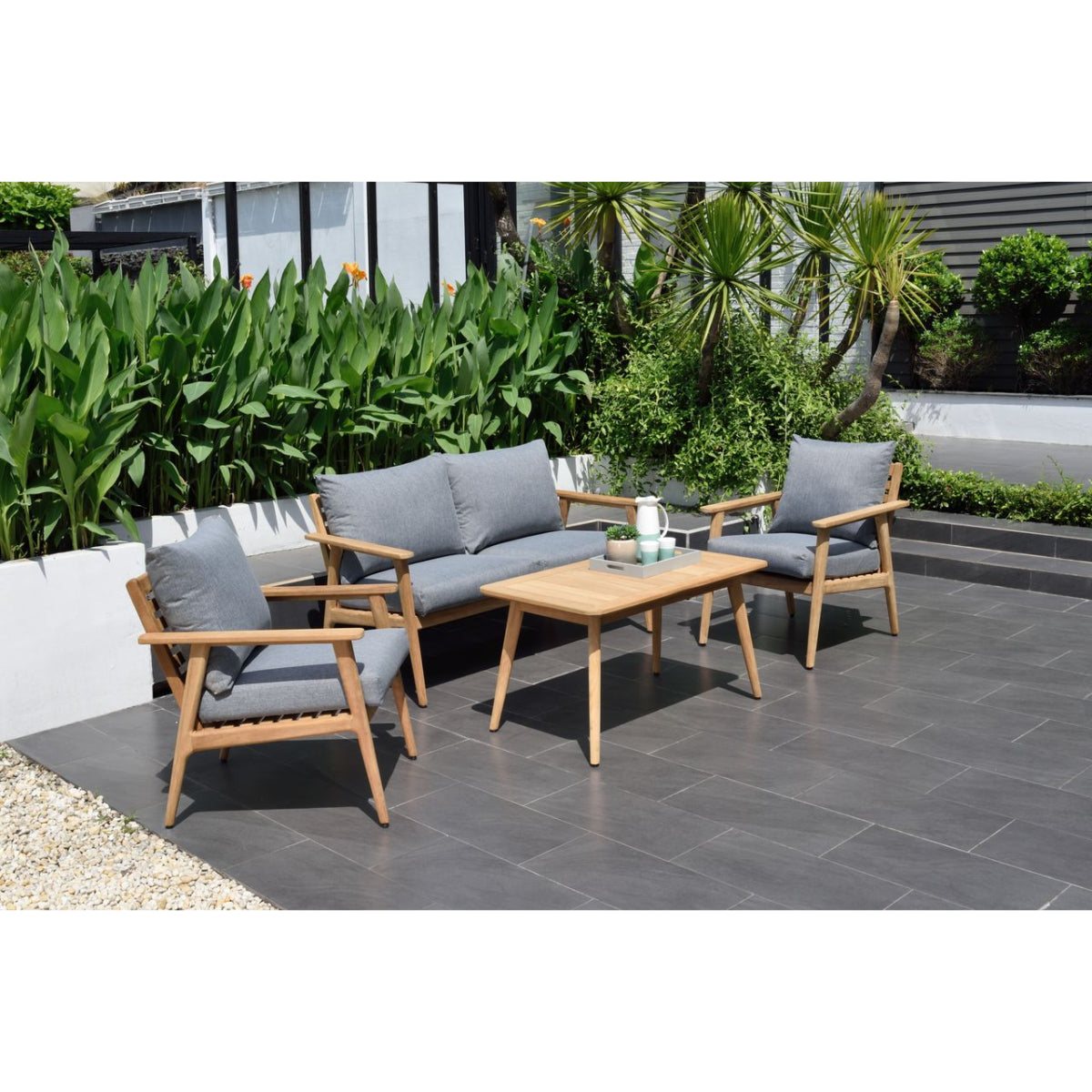 Eve FSC Teak 2-Seater Sofa