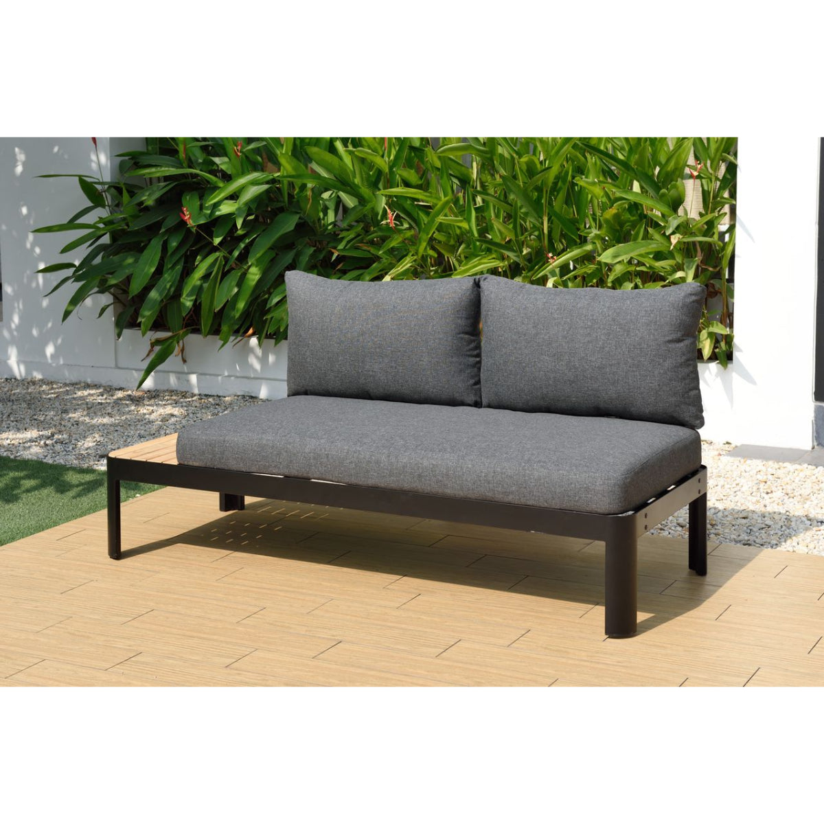 Portals Dark 2-Seat Sofa