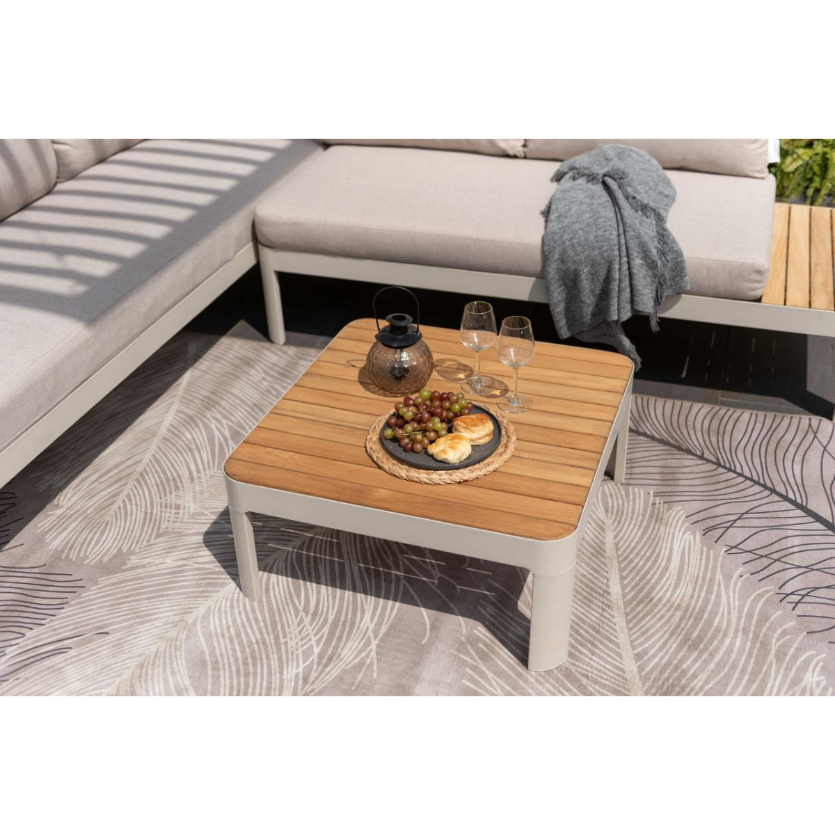 Portals Light Square Coffee Table