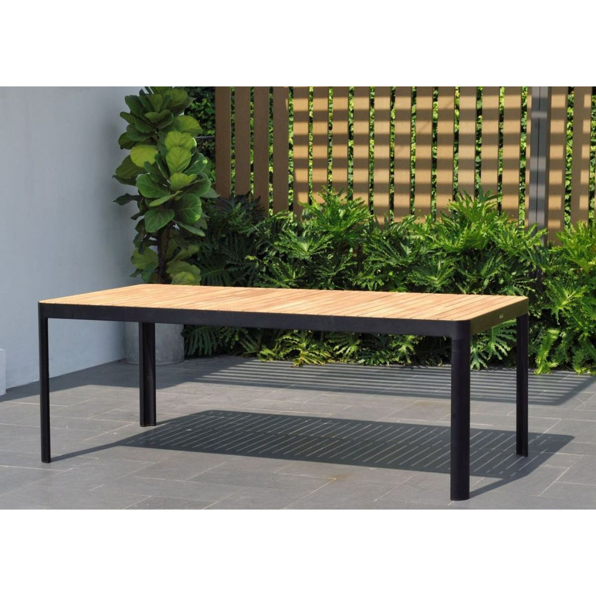 Portals Dark Rectangular Dining Table