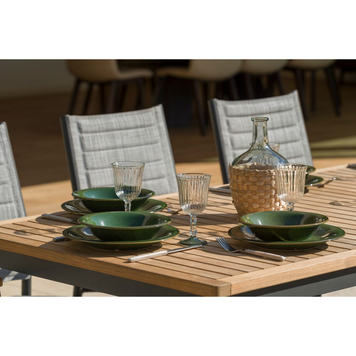 Topaz Rectangular Big Dining Table