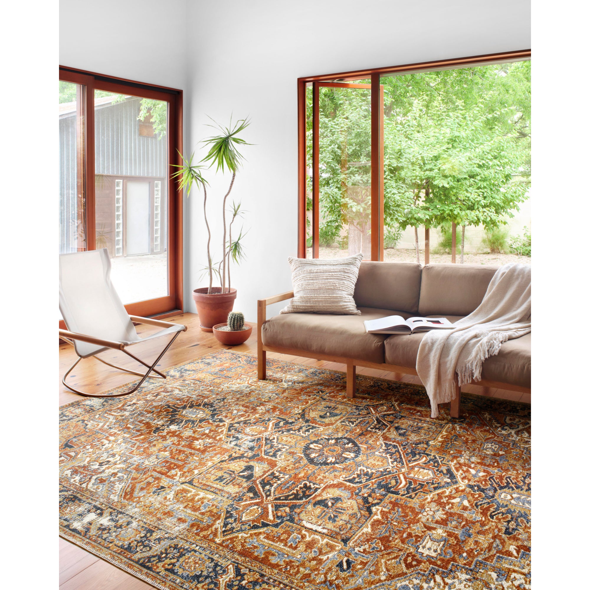 Loloi Sebastian Red/Navy Rug
