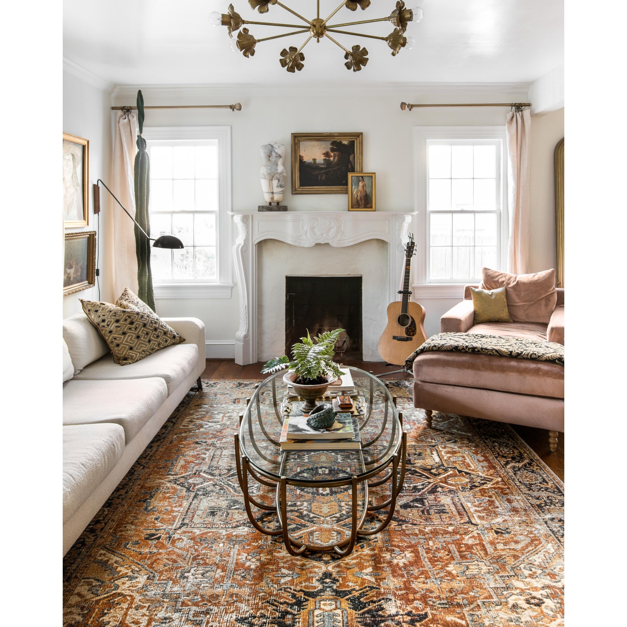Loloi Sebastian Red/Navy Rug