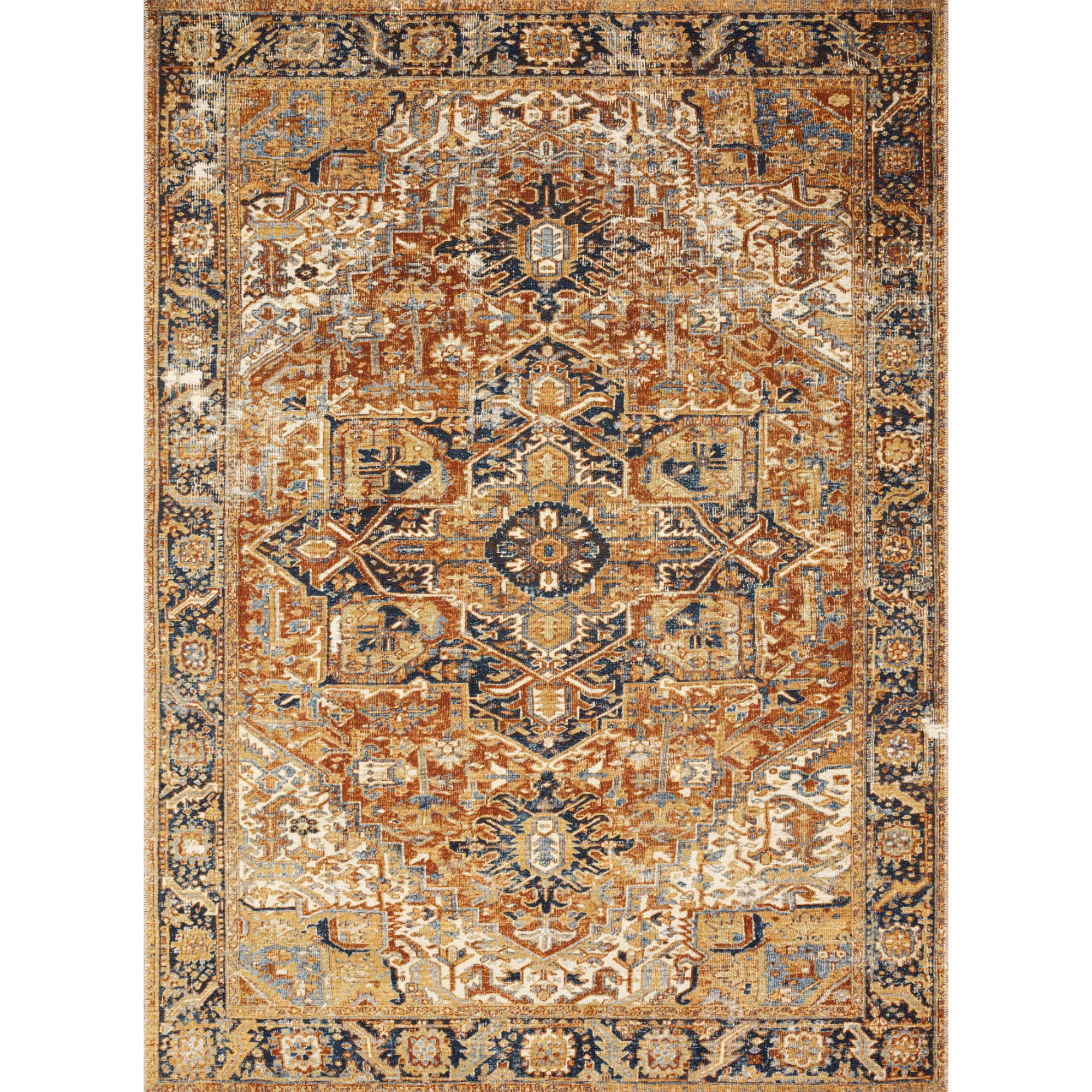 Loloi Sebastian Red/Navy Rug