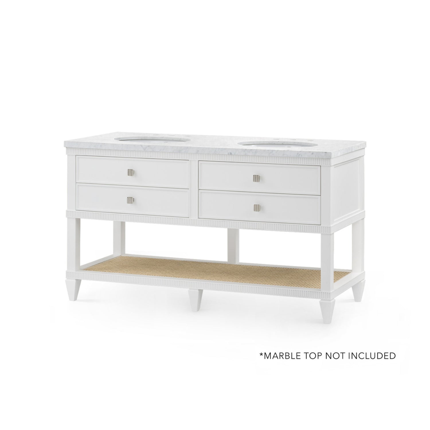 Sienna 2-Drawer Table - Base Only