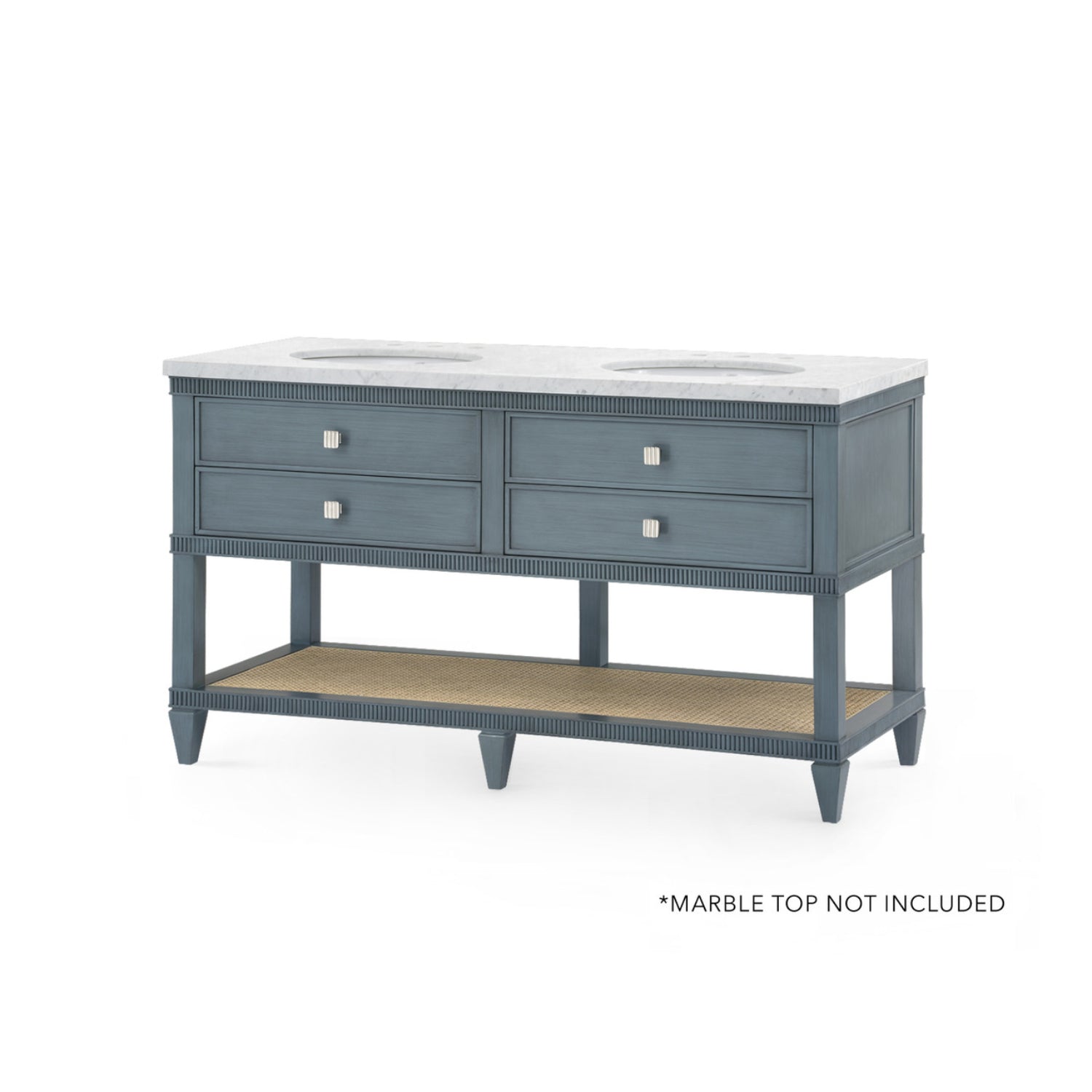 Sienna 2-Drawer Table - Base Only